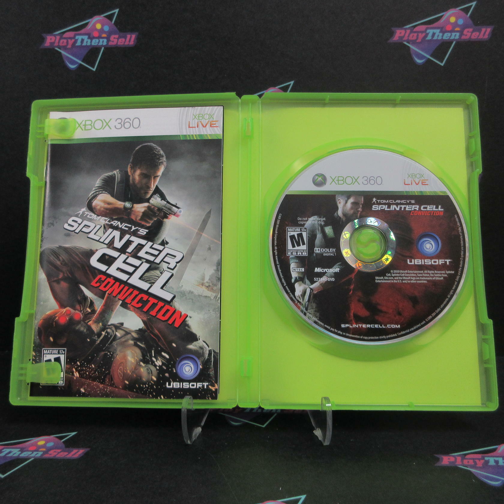 Tom Clancy's Splinter Cell Conviction Target Exclusive Xbox 360 CIB - Excellent