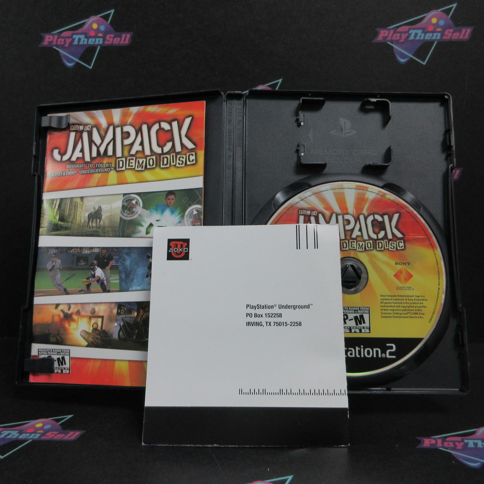 Jampack Volume 14 Demo Disc PS2 PlayStation 2 Complete - Excellent