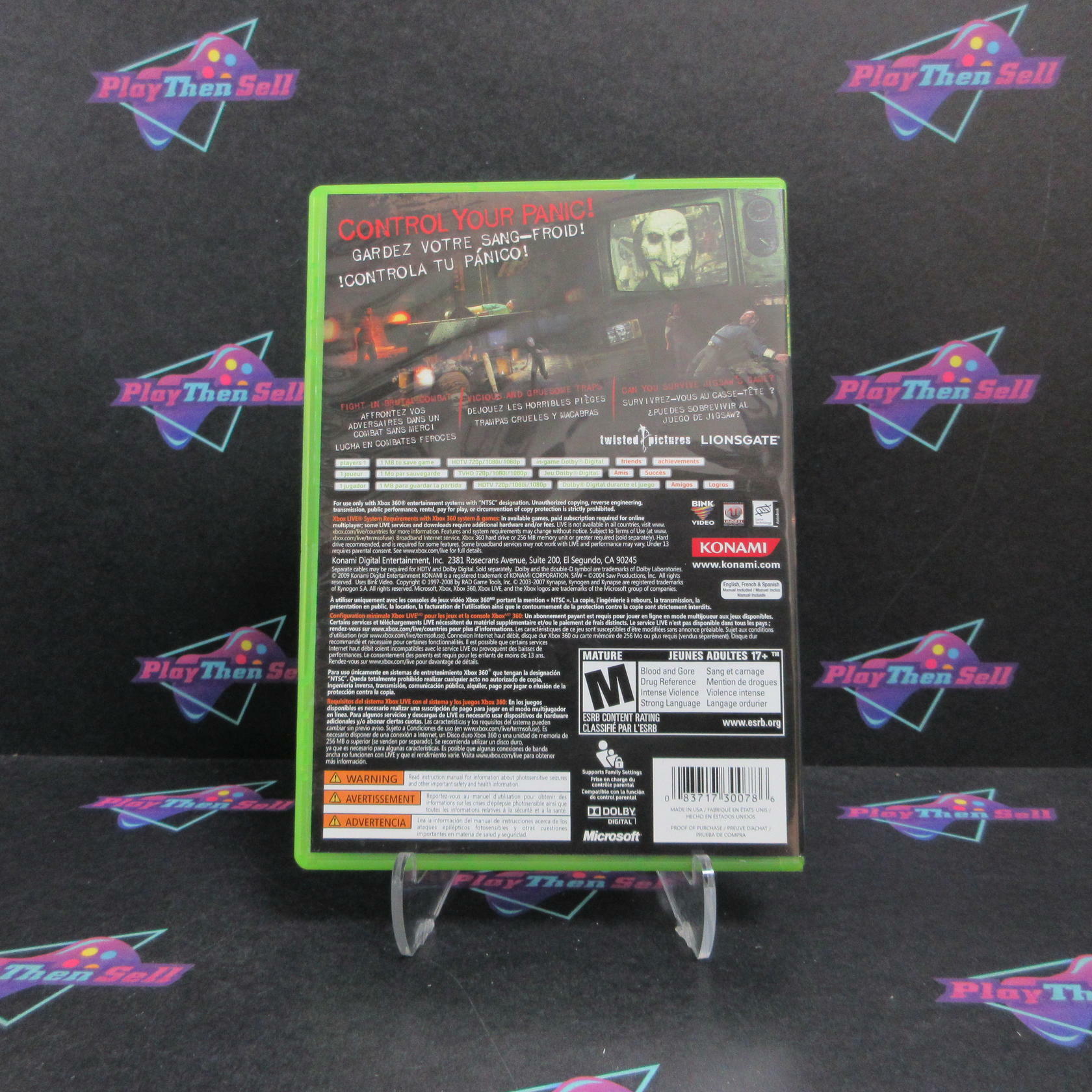 SAW Xbox 360 Complete - Excellent