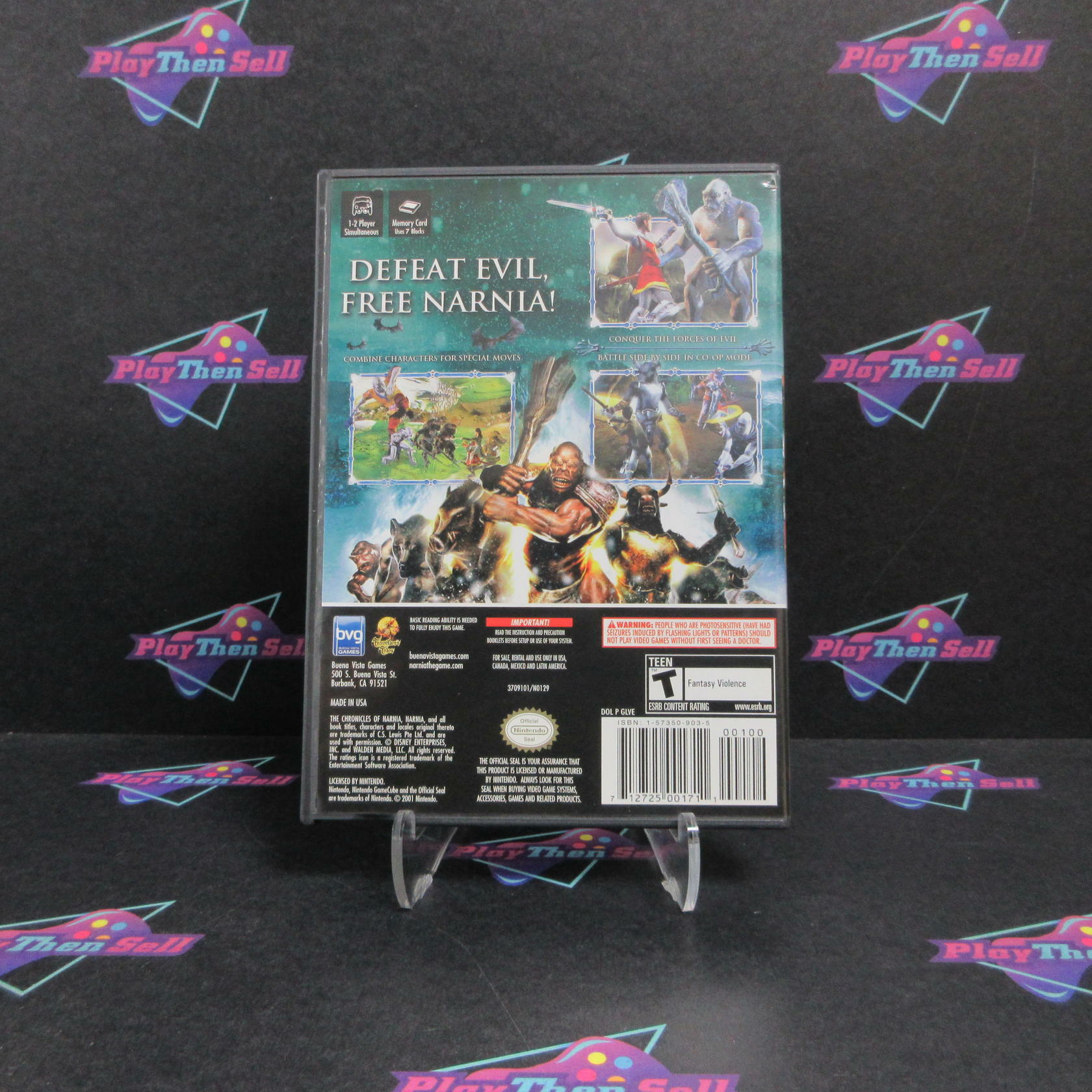 Chronicles of Narnia The Lion, The Witch, The Wardrobe GameCube CIB - Refurbished