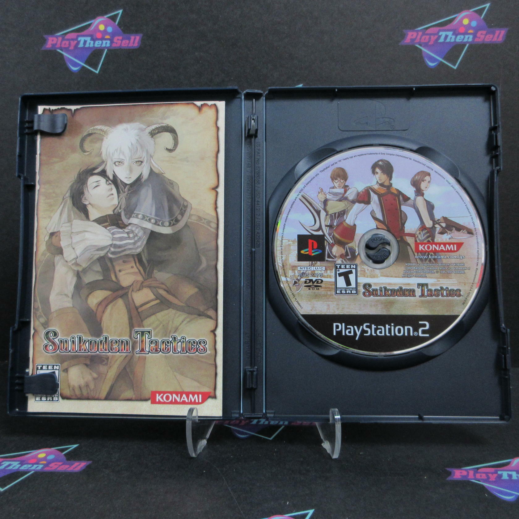 Suikoden Tactics PS2 PlayStation 2 + Soundtrack Complete - Excellent