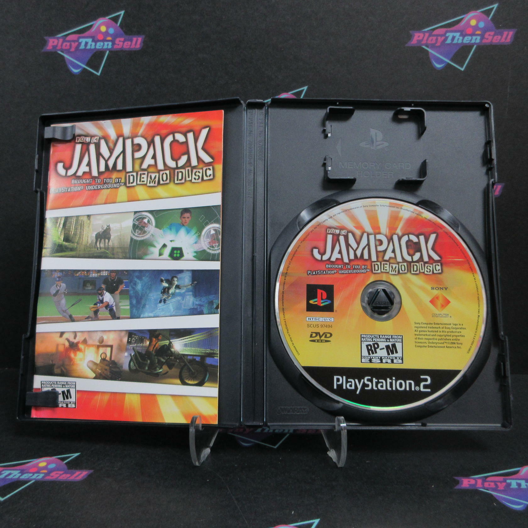 Jampack Volume 14 Demo Disc PS2 PlayStation 2 Complete - Excellent