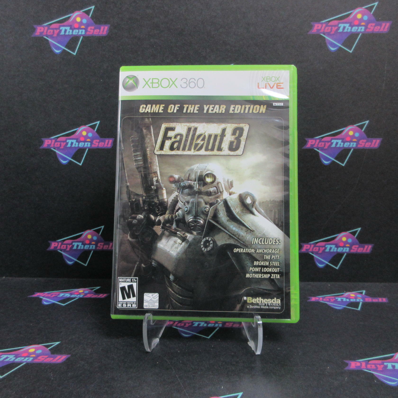 Fallout 3 GOTY Xbox 360 + Sleeve Complete - Excellent