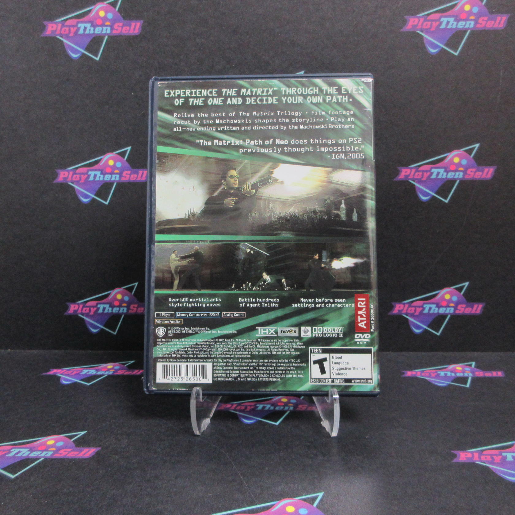 The Matrix Path of Neo PS2 PlayStation 2 AD Complete CIB - Very Good