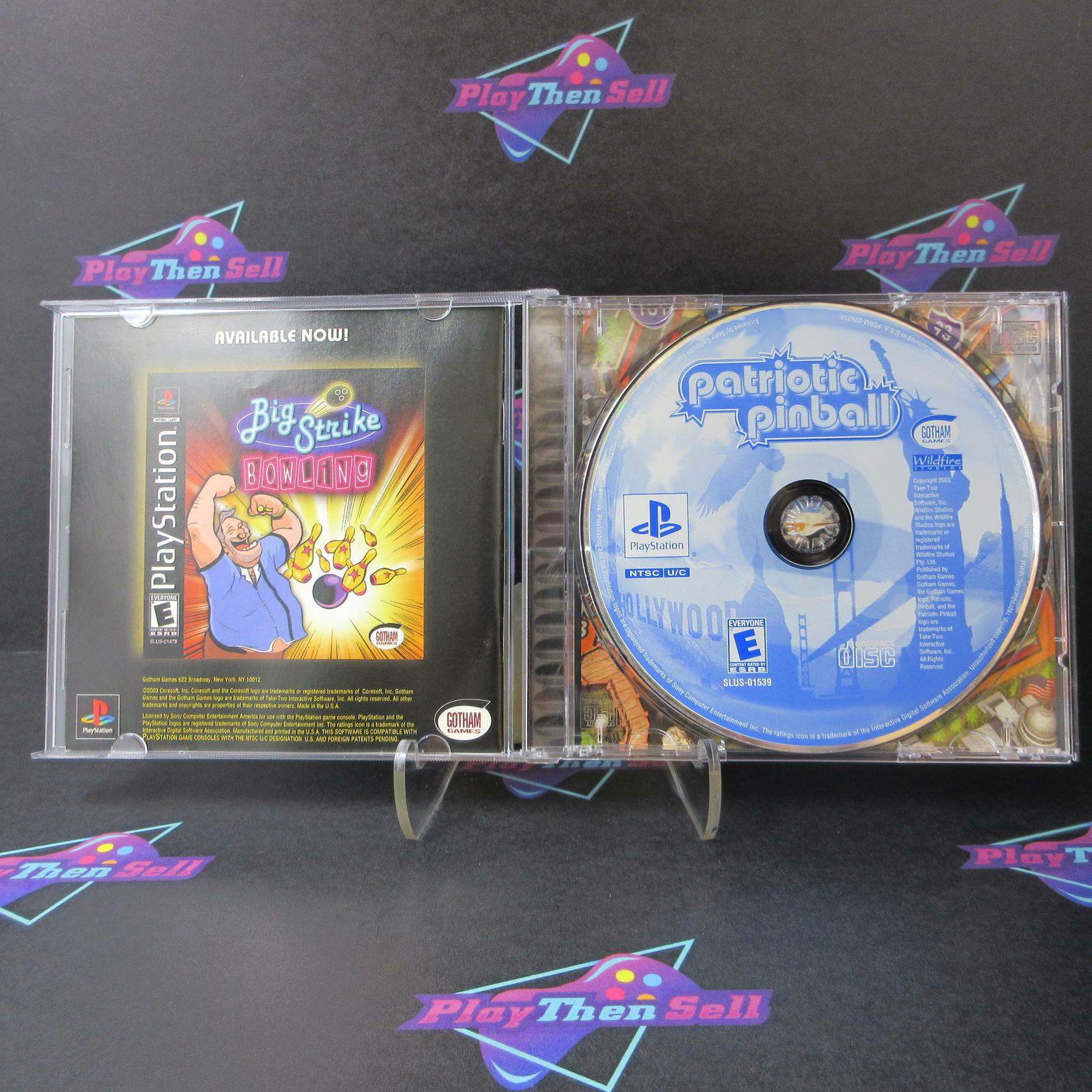Patriotic Pinball PS1 PlayStation 1 Complete - Excellent