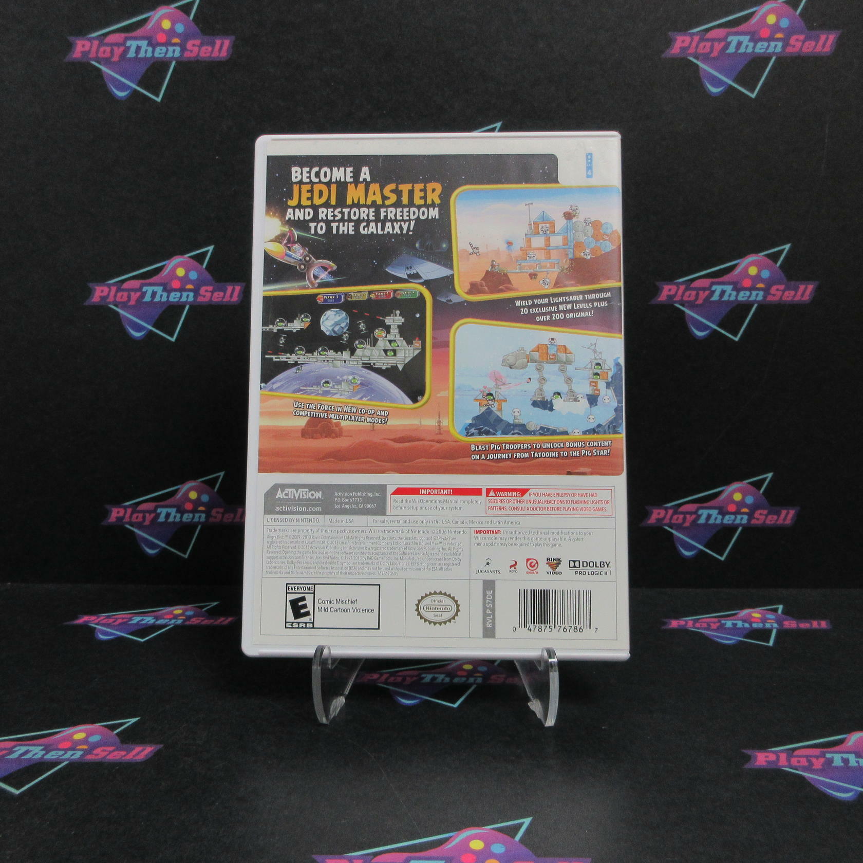 Angry Birds Star Wars Nintendo Wii AD/DD/NM - Very Good