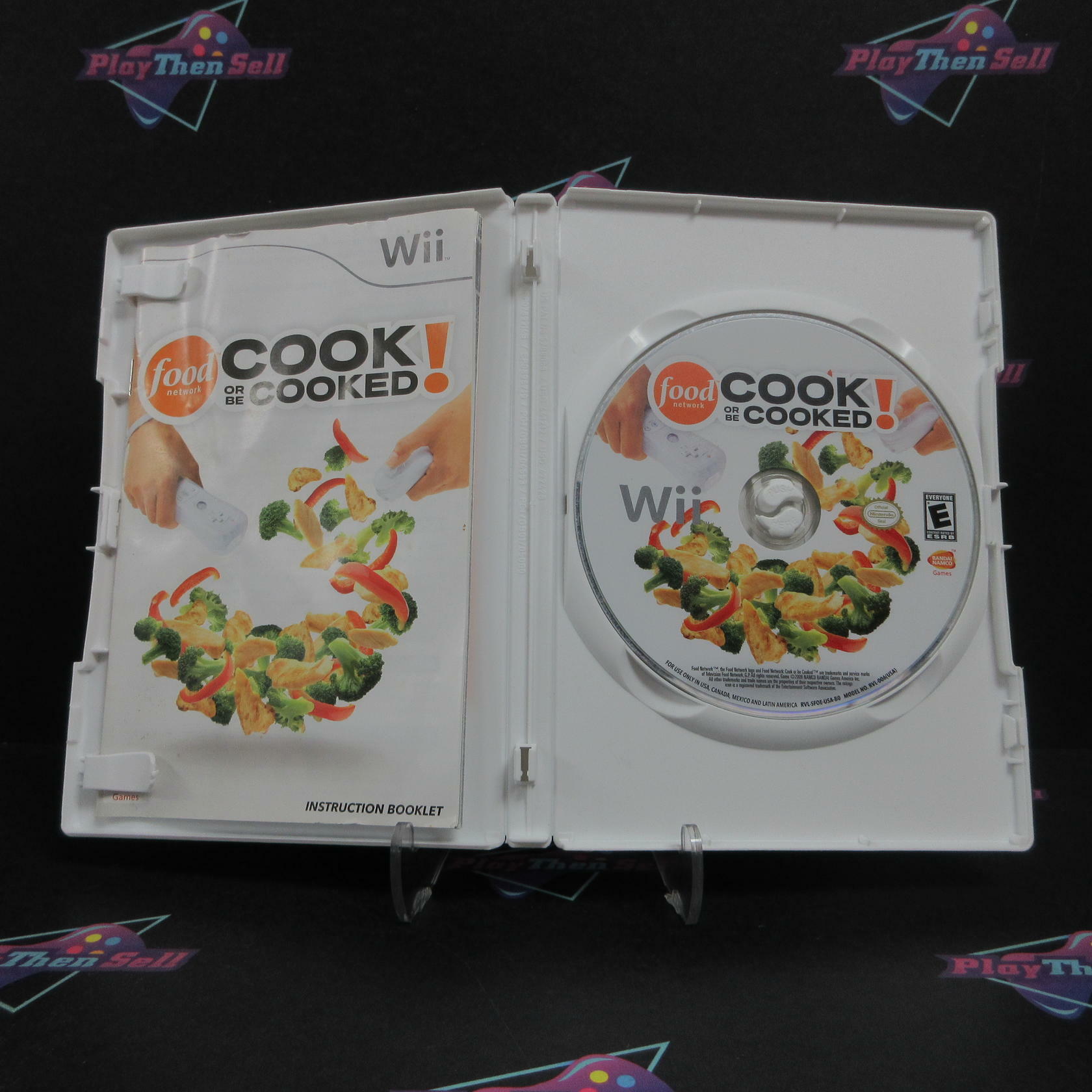 Food Network Cook or be Cooked Nintendo Wii MD Complete CIB - Very Good