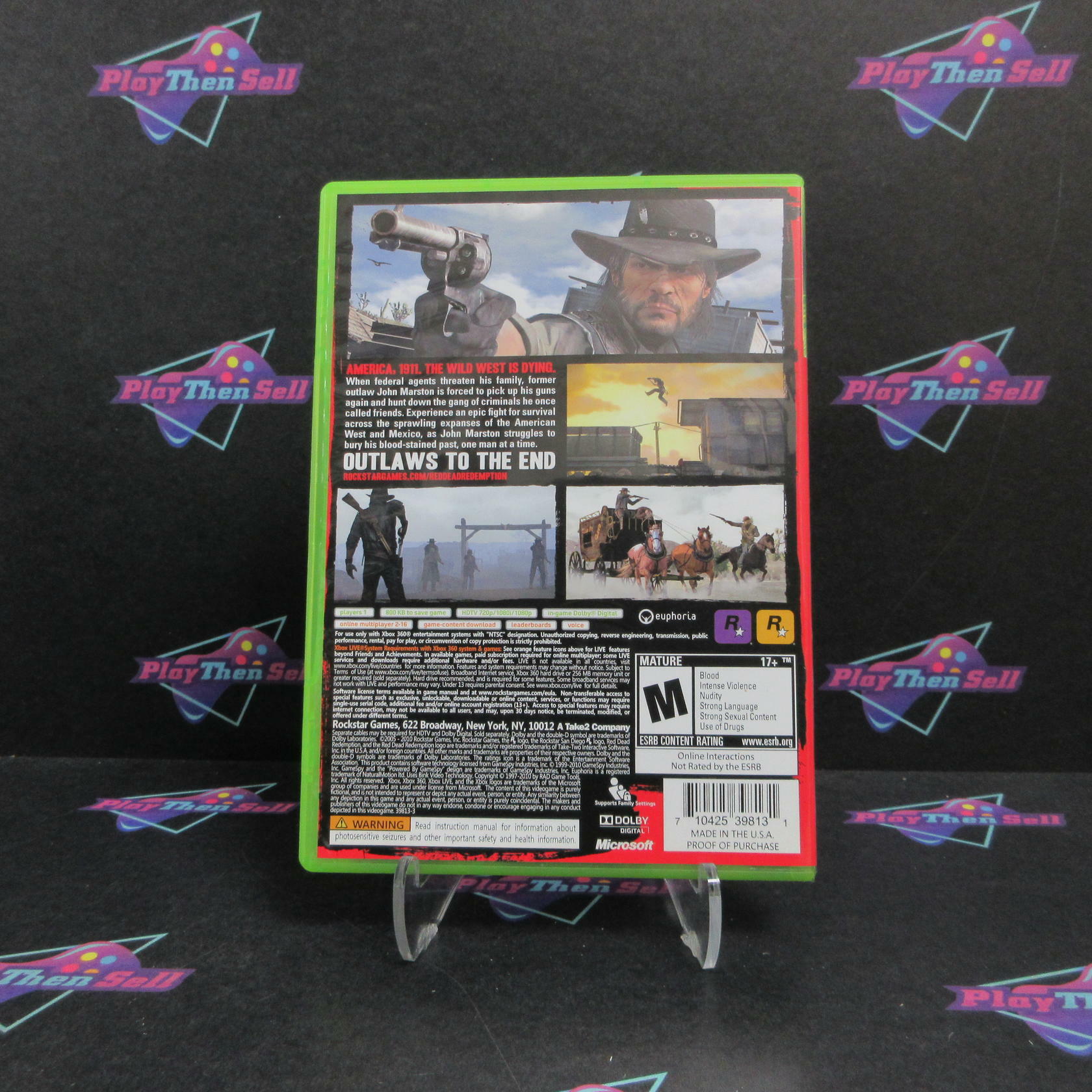 Red Dead Redemption Special Edition Xbox 360 + Map Complete - Excellent