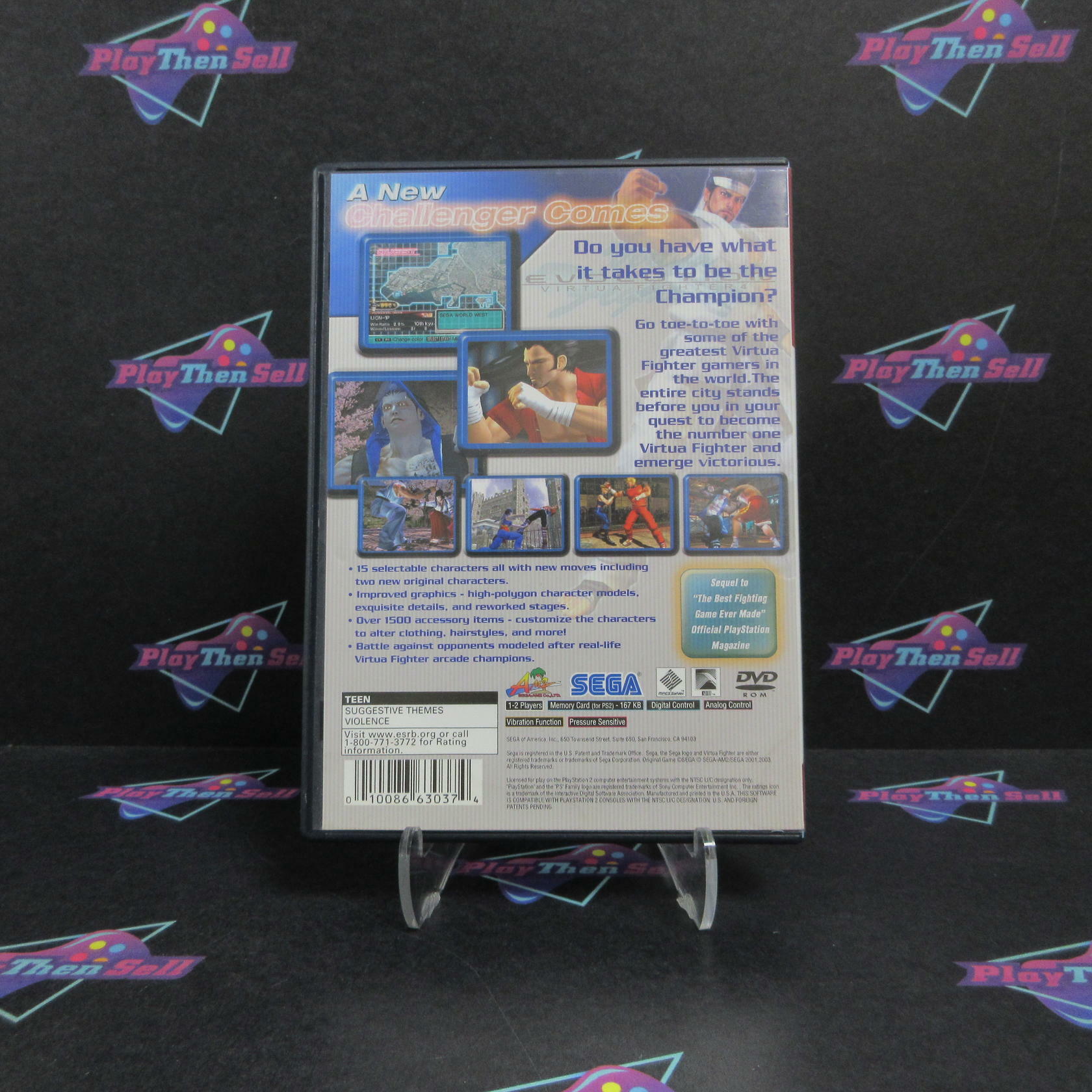 Virtua Fighter 4 Evolution PlayStation 2 GH AD Complete CIB - Very Good
