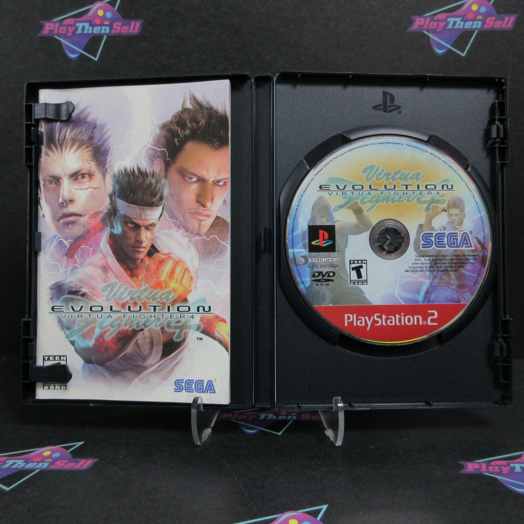 Virtua Fighter 4 Evolution PlayStation 2 GH AD Complete CIB - Very Good