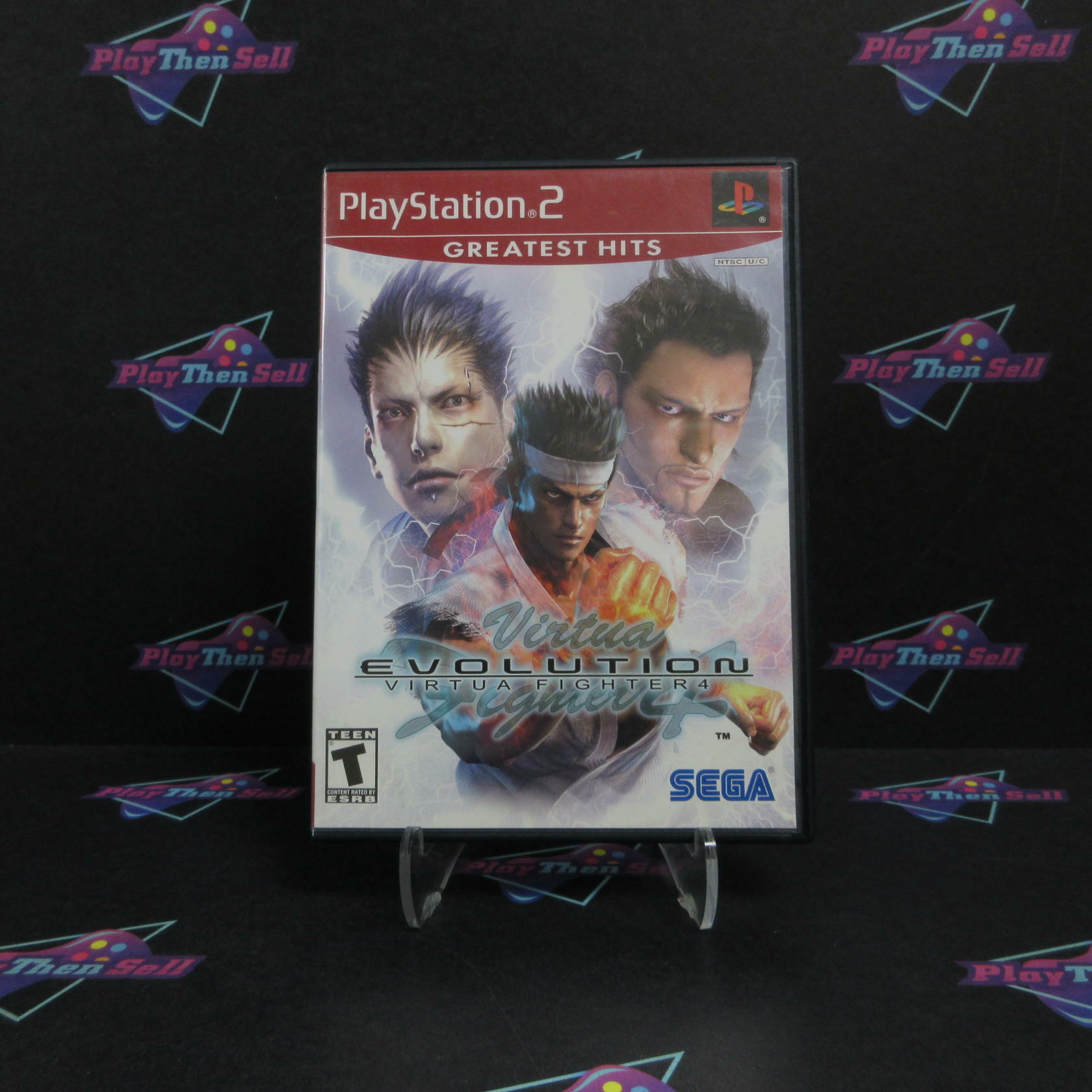 Virtua Fighter 4 Evolution PlayStation 2 GH AD Complete CIB - Very Good