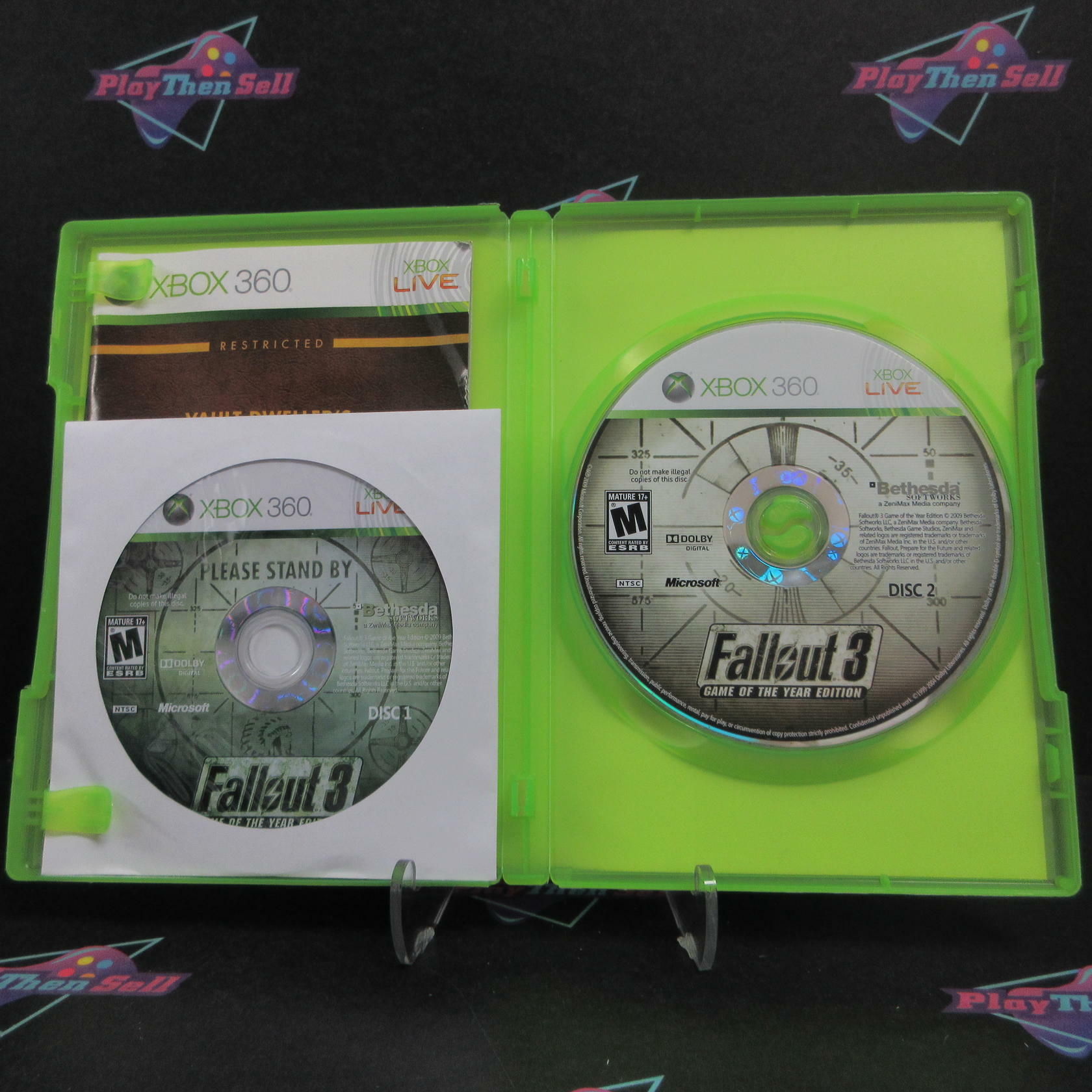 Fallout 3 GOTY Xbox 360 + Sleeve Complete - Excellent