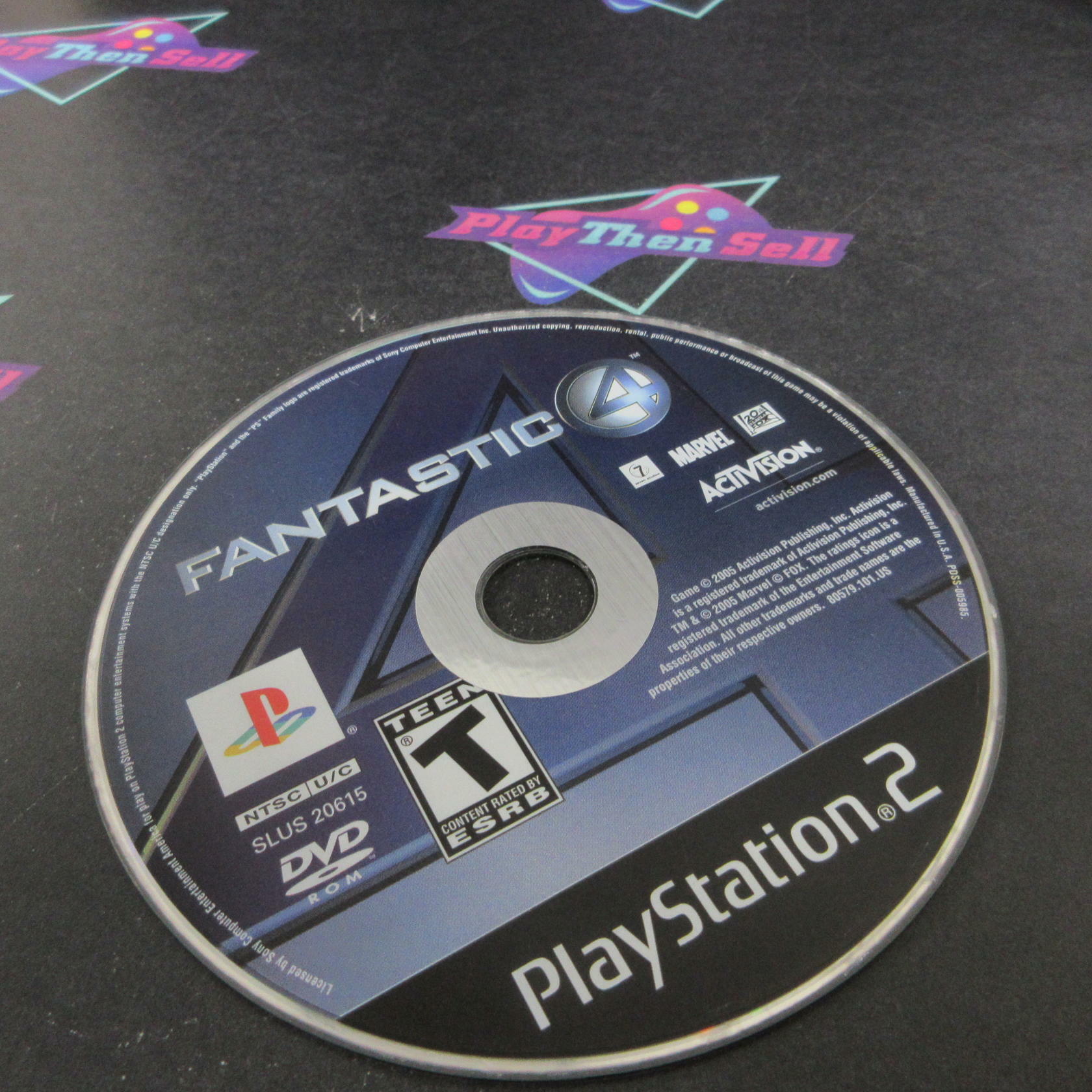 Fantastic Four PS2 PlayStation 2 DD Complete CIB - Very Good