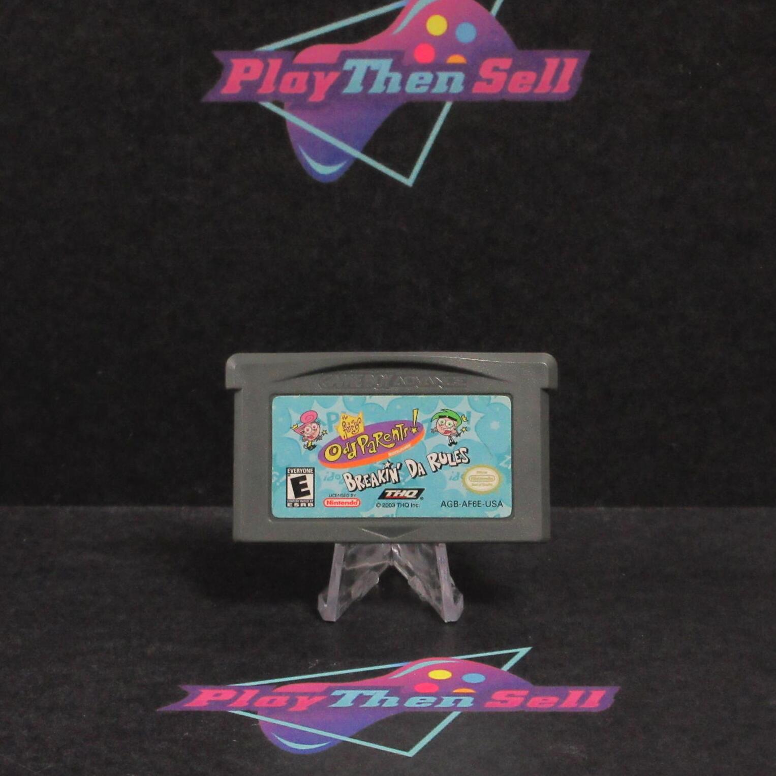 Fairly Odd Parents Breakin' Da Rules GBA Game Boy Advance - Refurbished