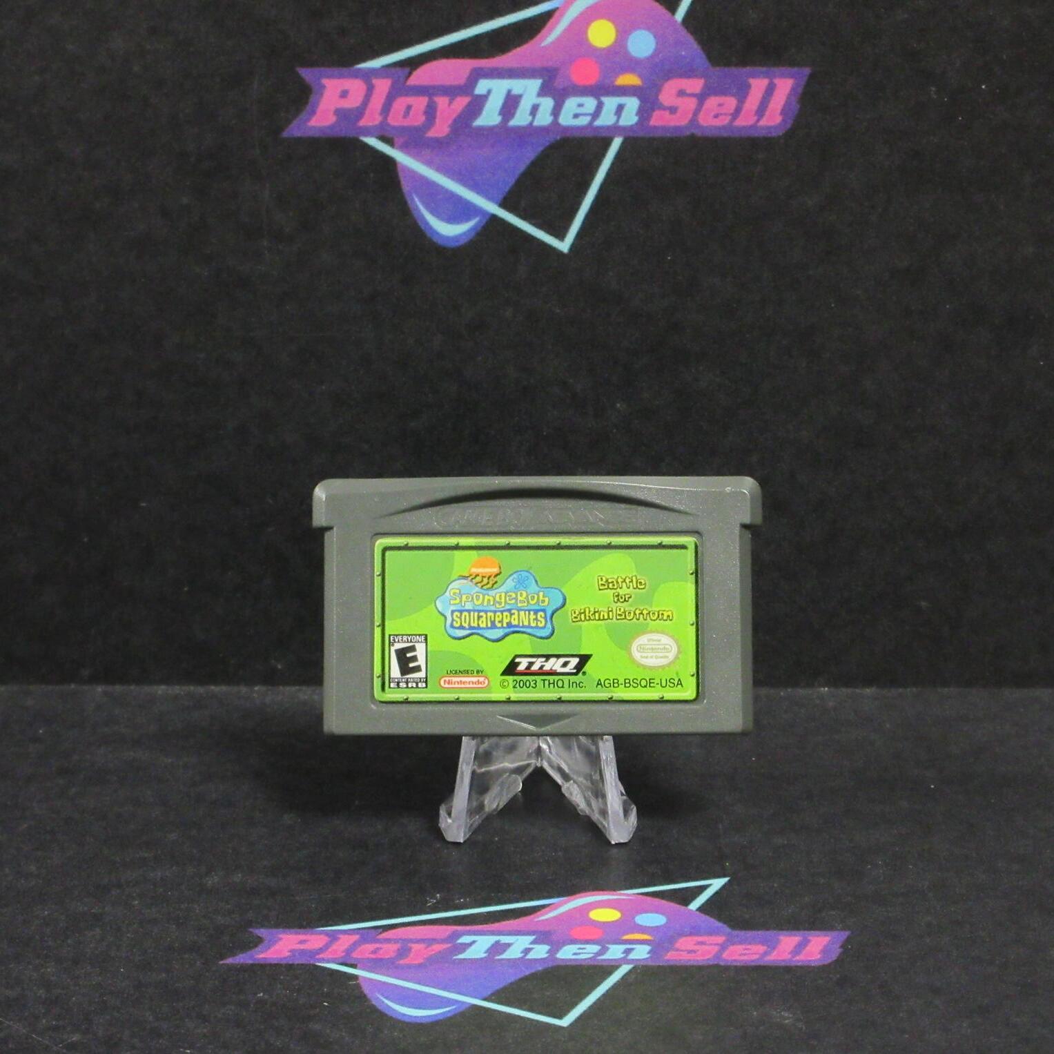 SpongeBob SquarePants Battle for Bikini Bottom GBA Game Boy Advance - Refurbished