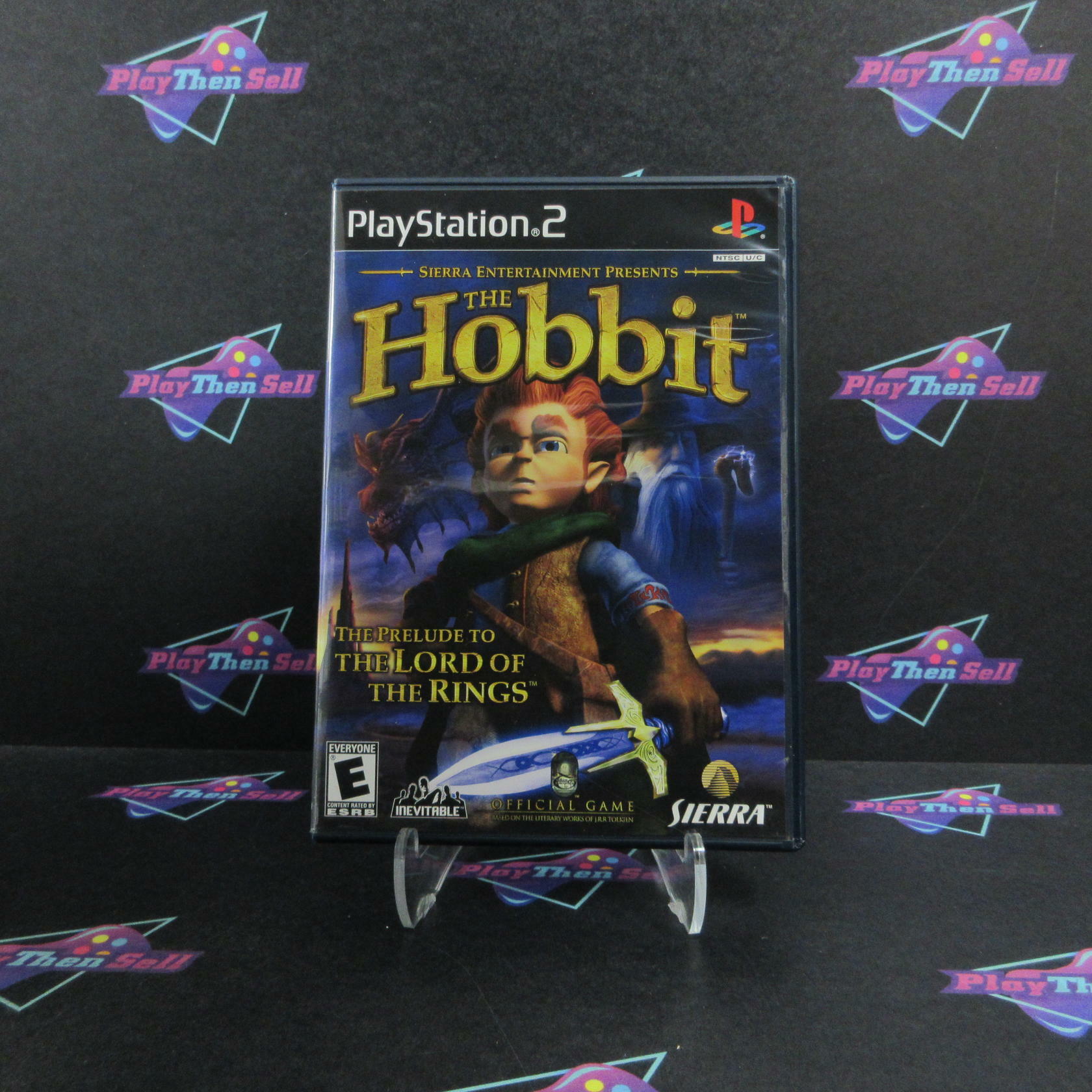 The Hobbit PS2 PlayStation 2 + Reg Card / Gollum Promo Card Complete - Excellent