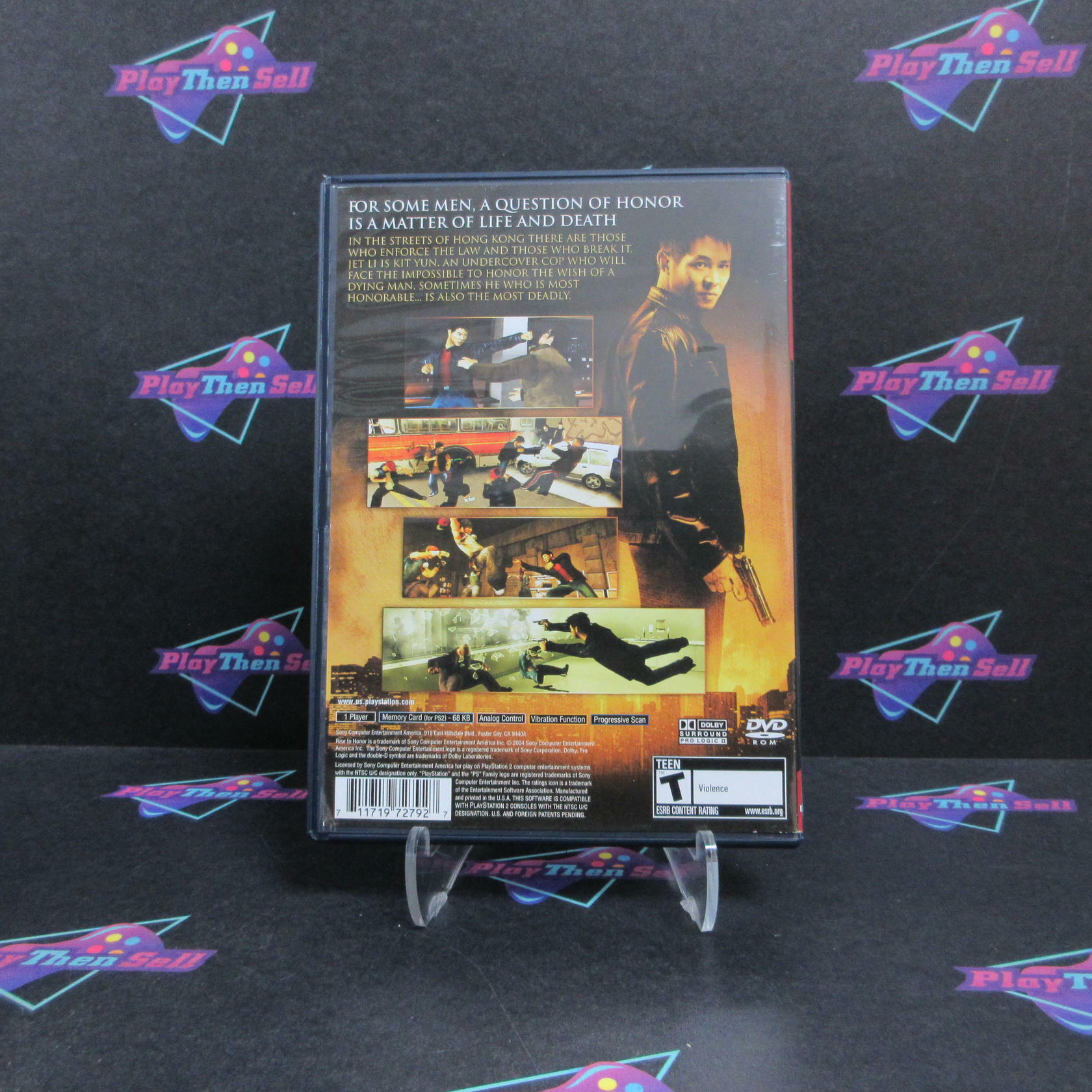 Rise To Honor PS2 PlayStation 2 GH + Reg Card Complete - Excellent