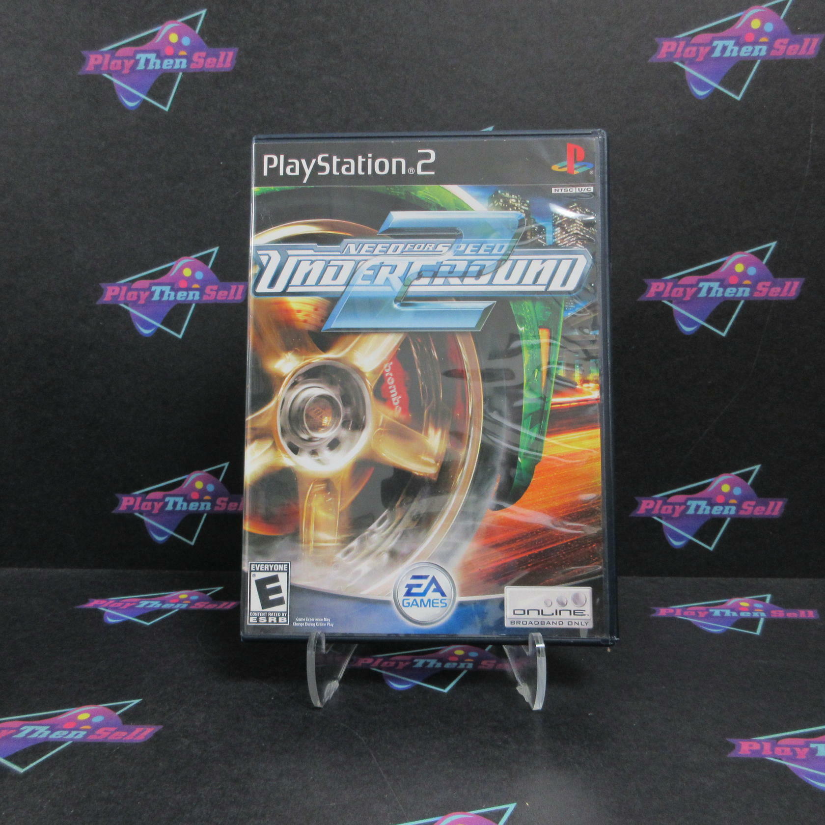 Need for Speed Underground 2 PS2 PlayStation 2 Rental Art / NM - Very Good