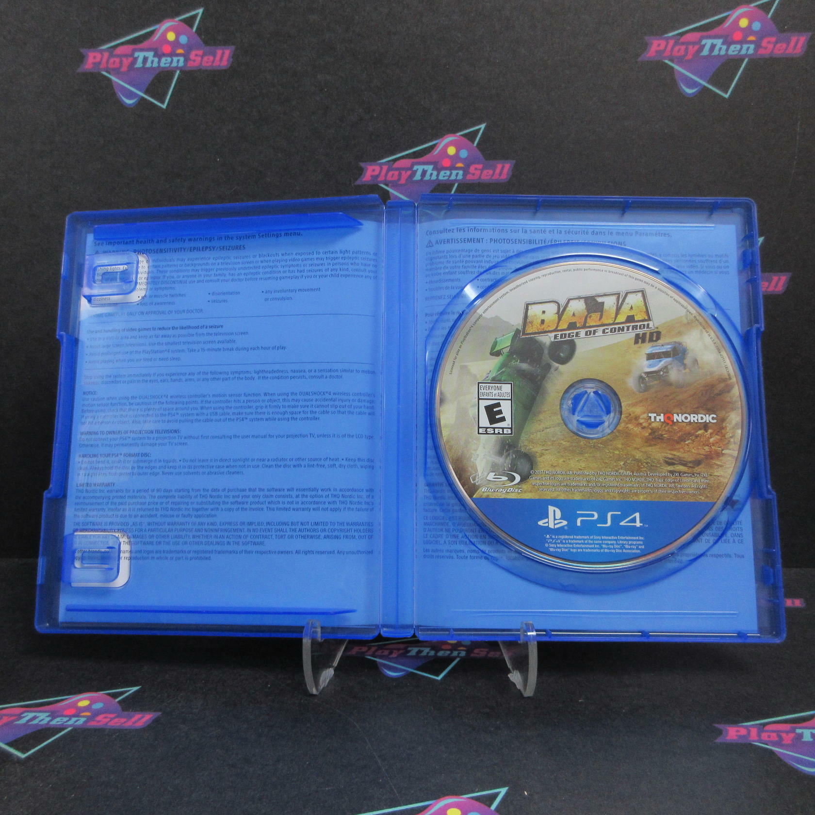 Baja Edge of Control HD PS4 PlayStation 4 AD - Very Good