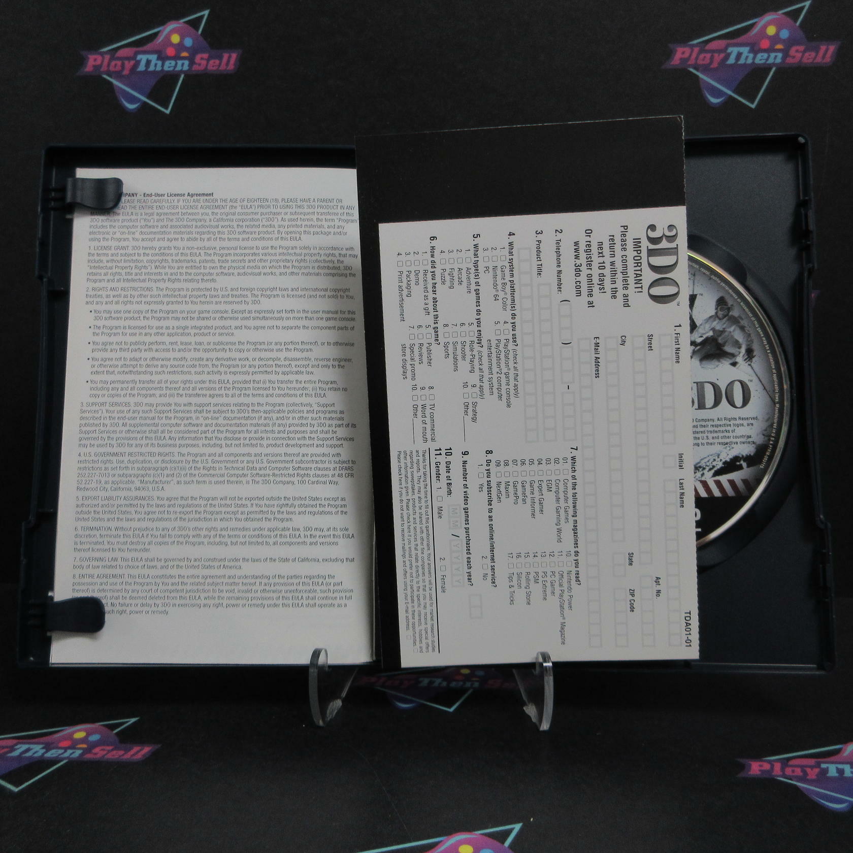 Jonny Moseley Mad Trix PS2 PlayStation 2 + Reg Card Complete - Excellent