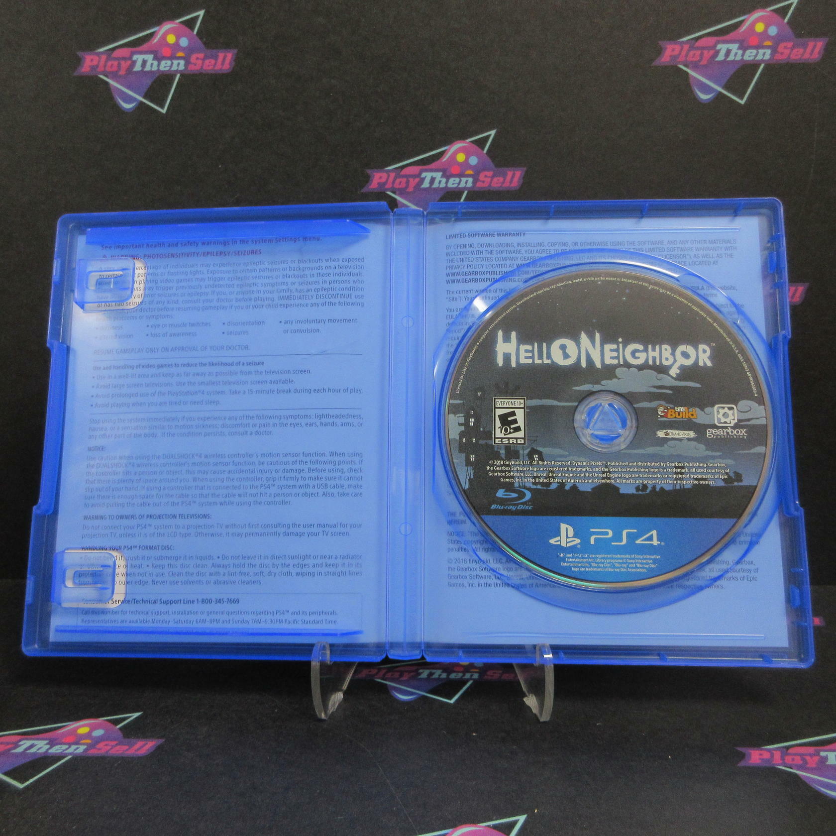 Hello Neighbor PS4 PlayStation 4 AD - Very Good