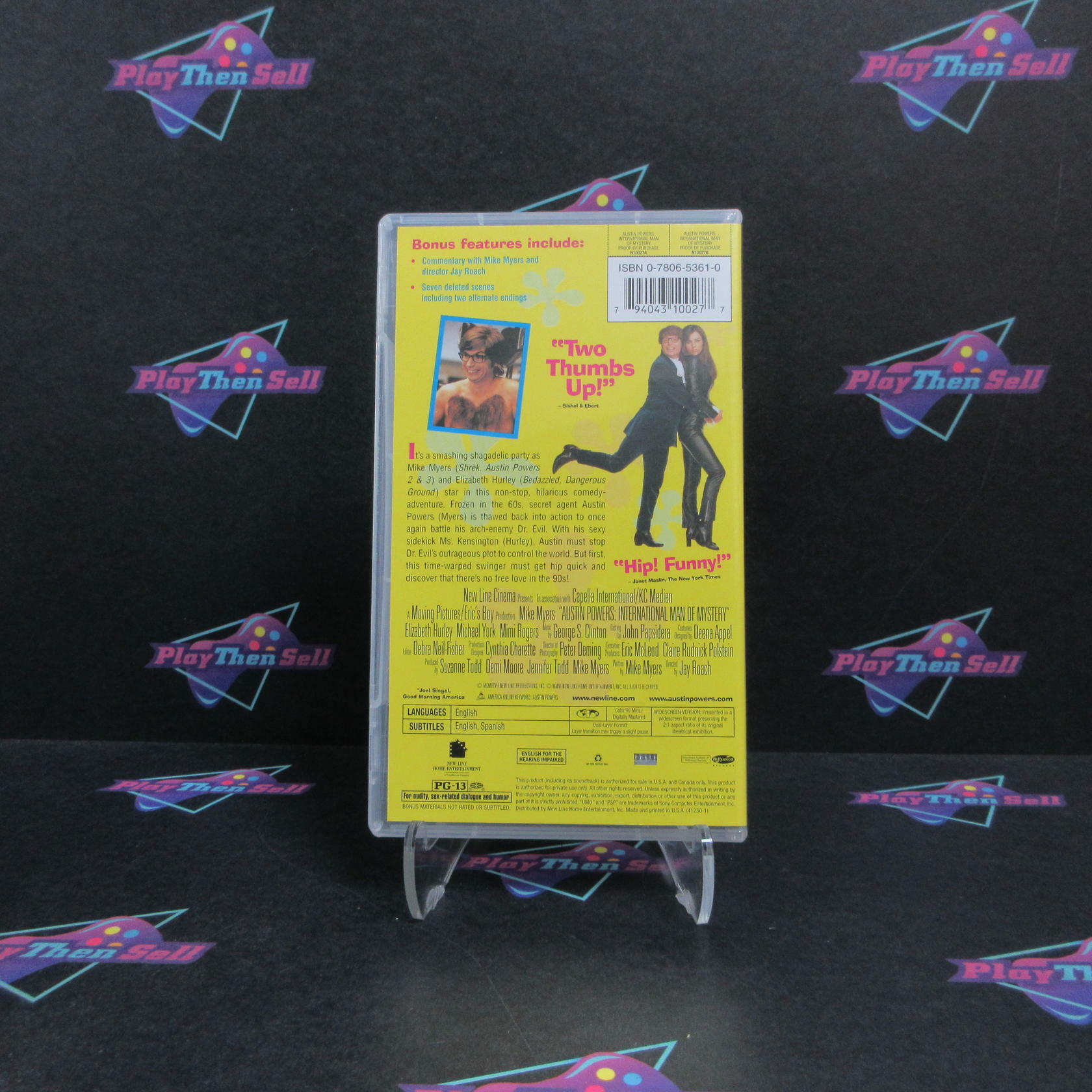 Austin Powers International Man of Mystery Sony PSP UMD Video - Like New