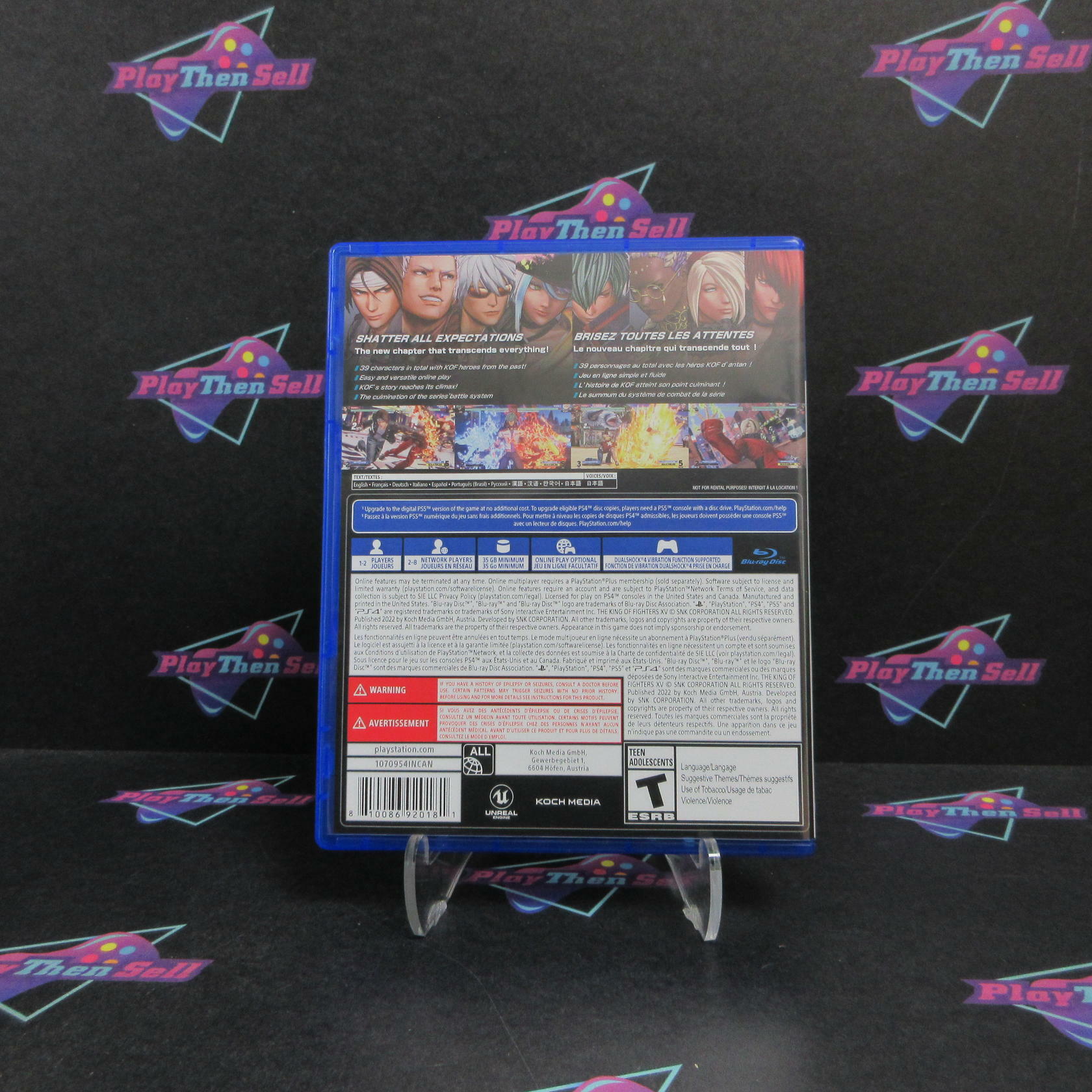 The King of Fighters XV PS4 PlayStation 4 Complete - Excellent