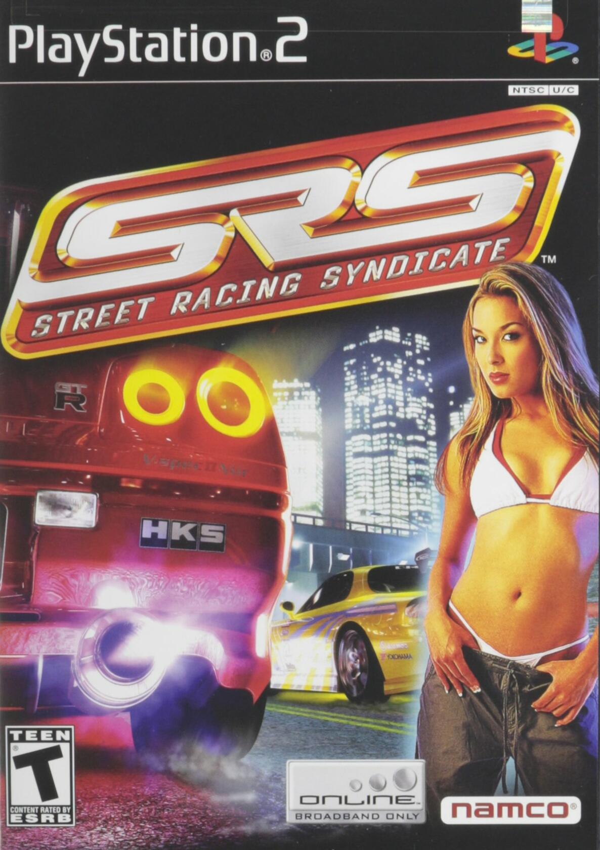 SRS Street Racing Syndicate PS2 PlayStation 2 AD/DD Complete CIB - Very Good