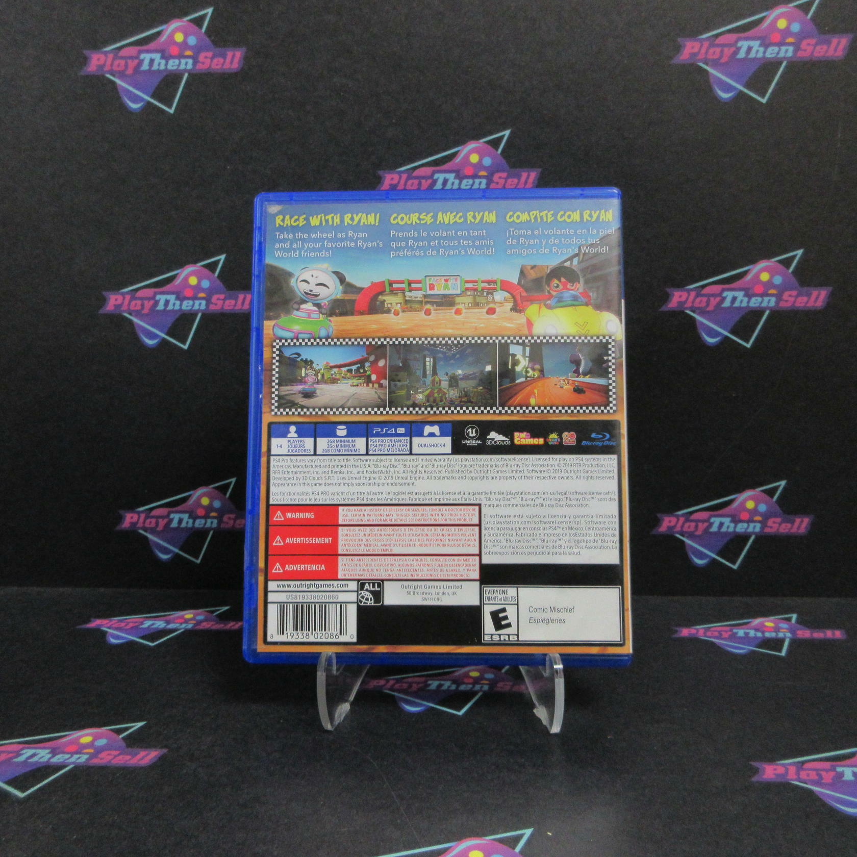 Race with Ryan PS4 PlayStation 4 AD - Very Good
