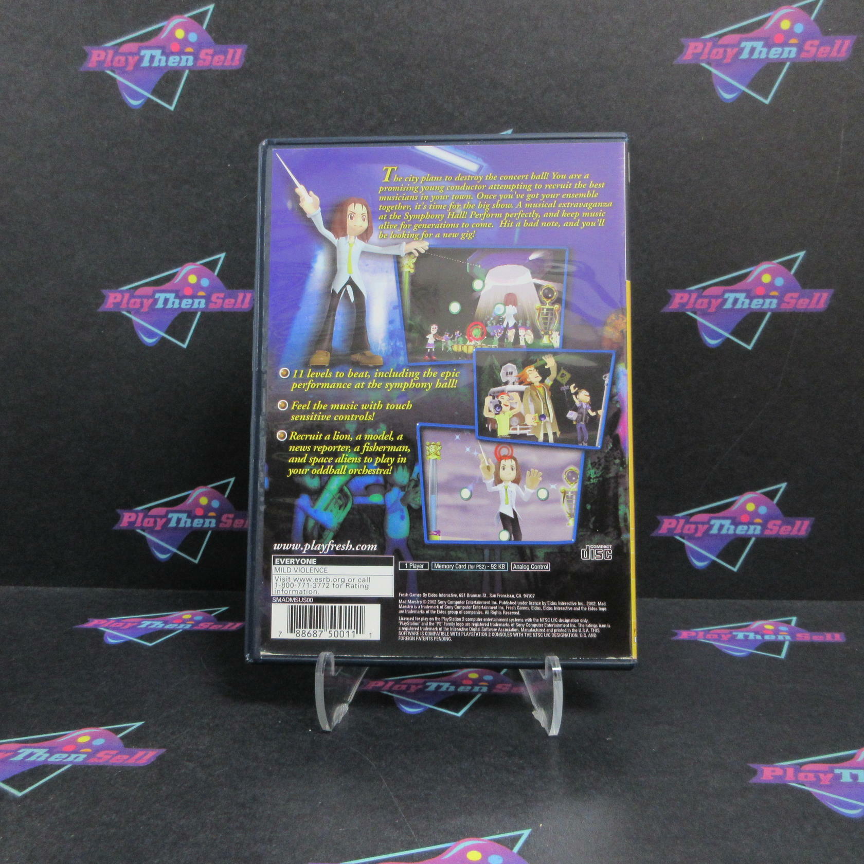 Mad Maestro PS2 PlayStation 2 + Reg Card Complete - Excellent