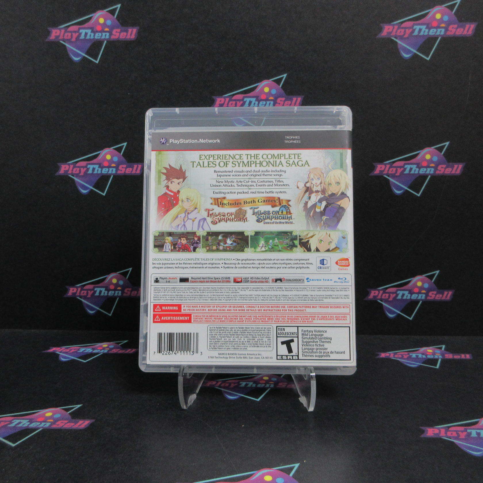 Tales of Symphonia Chronicles PS3 PlayStation 3 Complete - Excellent