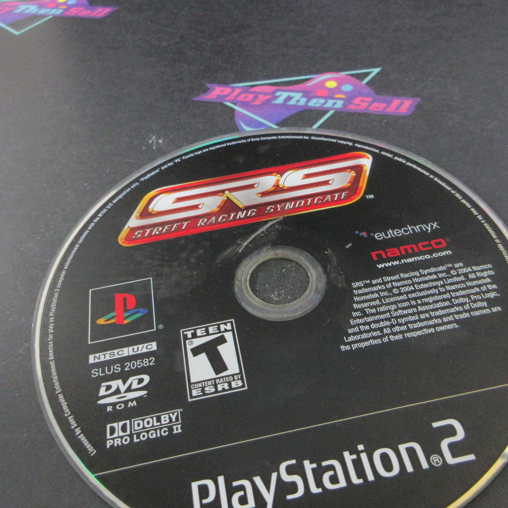SRS Street Racing Syndicate PS2 PlayStation 2 AD/DD Complete CIB - Very Good