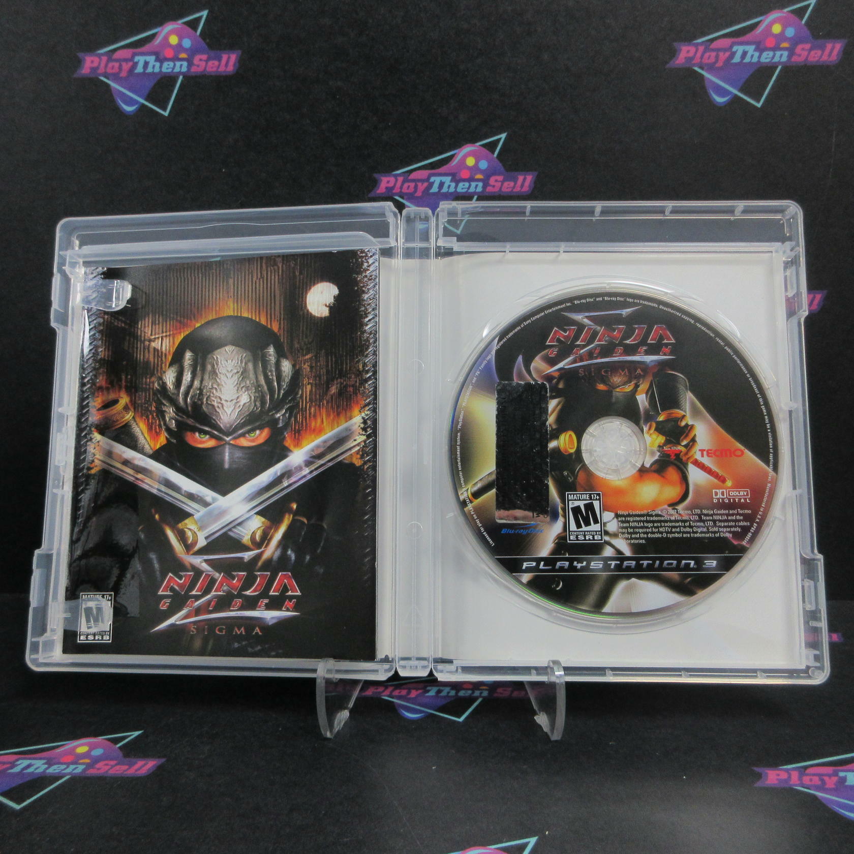 Ninja Gaiden Sigma PS3 PlayStation 3 DD/MD + Reg Card Complete CIB - Very Good