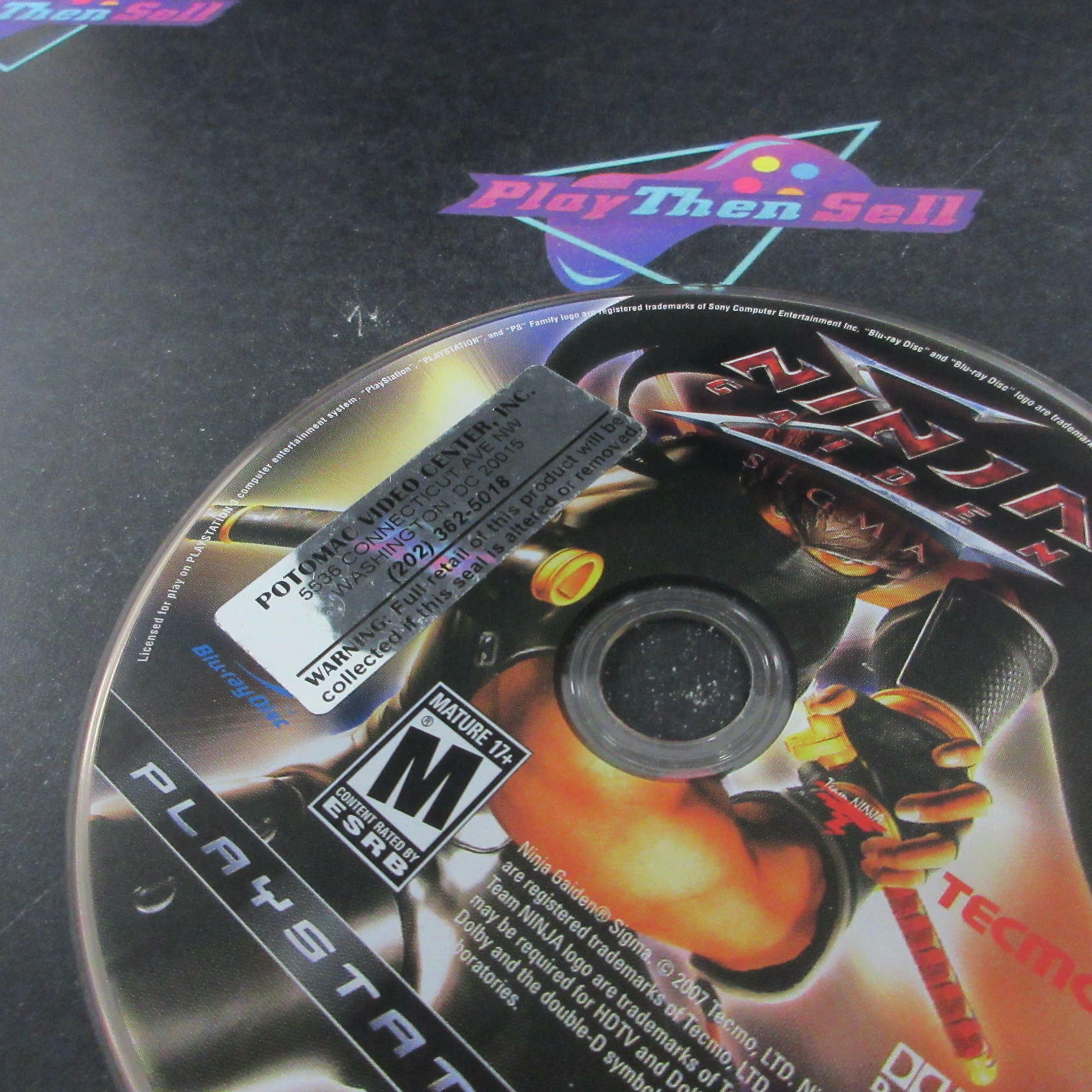 Ninja Gaiden Sigma PS3 PlayStation 3 DD/MD + Reg Card Complete CIB - Very Good