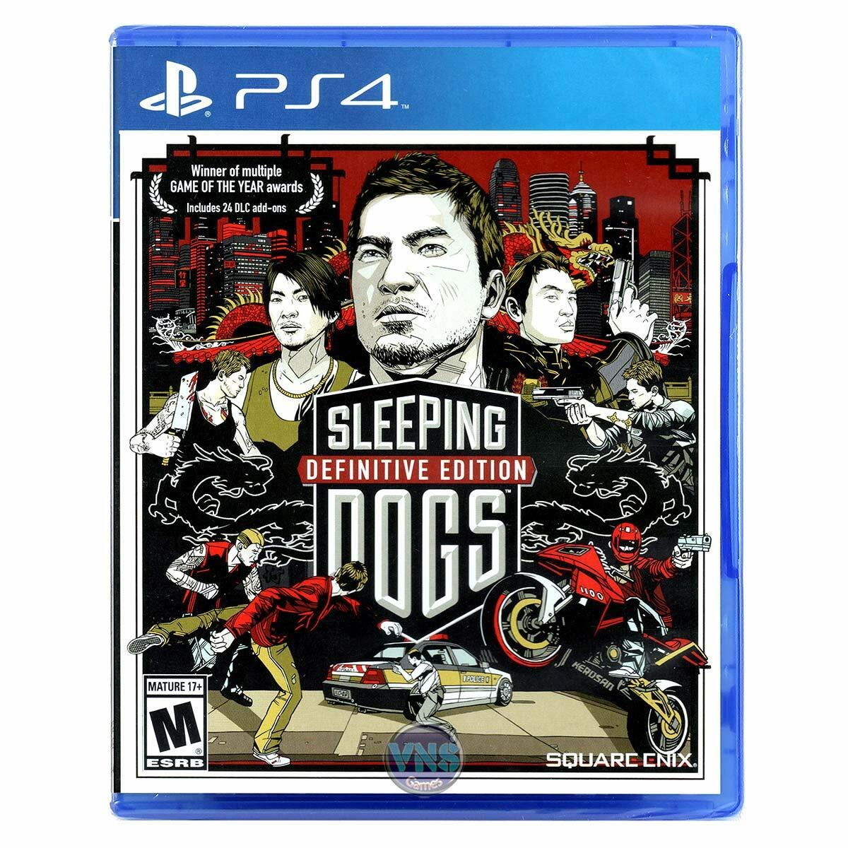 Sleeping Dogs Definitive Edition PS4 PlayStation 4 Complete - Excellent