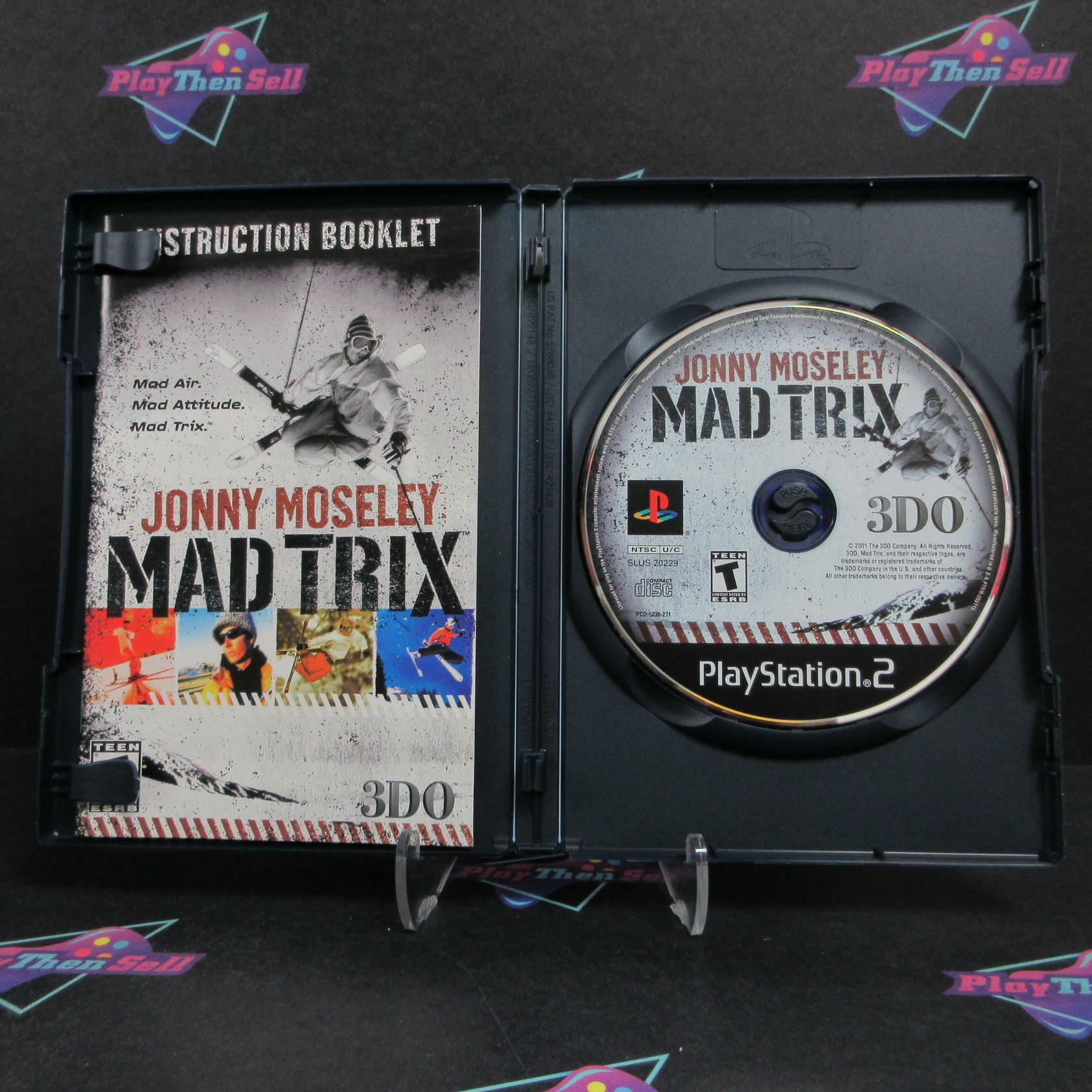 Jonny Moseley Mad Trix PS2 PlayStation 2 + Reg Card Complete - Excellent