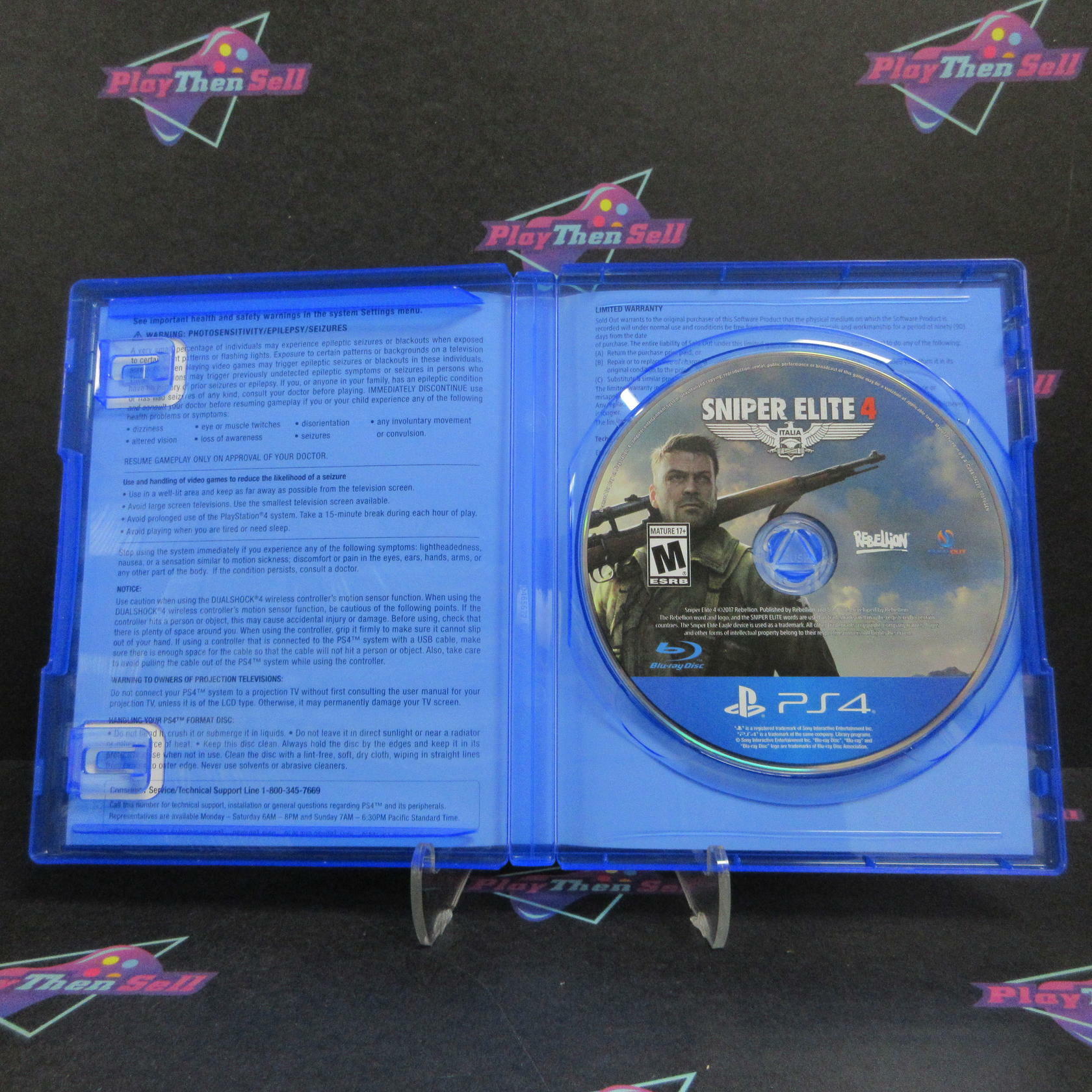 Sniper Elite 4 PS4 PlayStation 4 Complete - Excellent