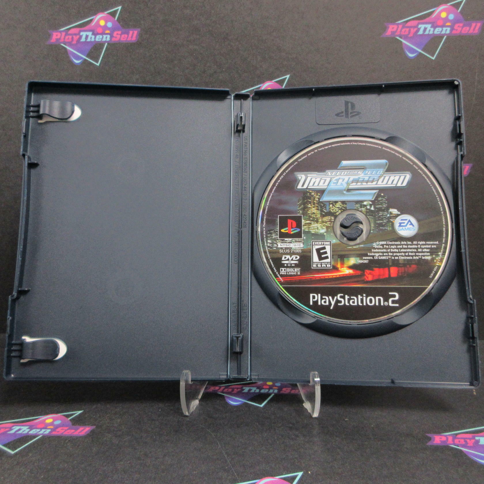 Need for Speed Underground 2 PS2 PlayStation 2 Rental Art / NM - Very Good
