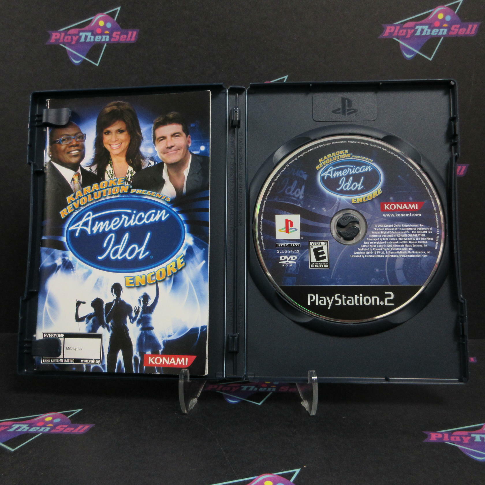 Karaoke Revolution American Idol Encore PS2 PlayStation 2 Complete - Excellent