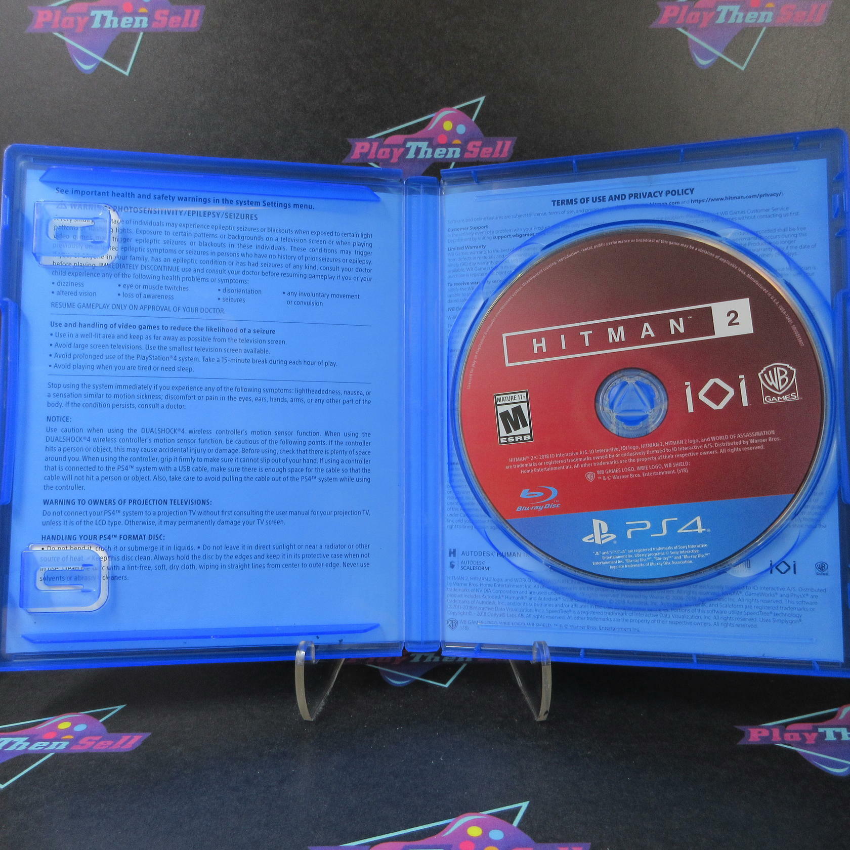 Hitman 2 PS4 PlayStation 4 AD Complete CIB - Very Good