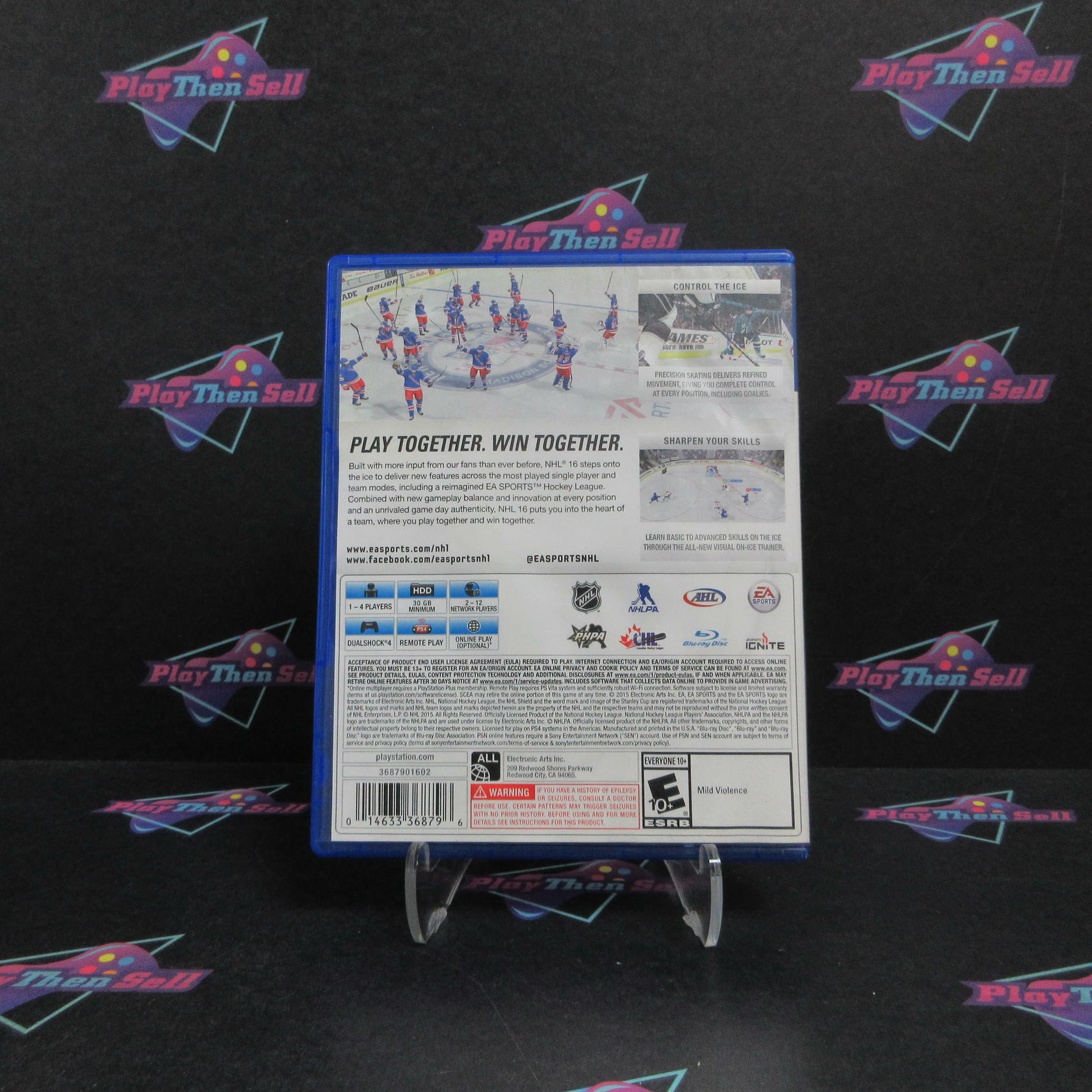 NHL 16 PS4 PlayStation 4 AD Complete CIB - Very Good