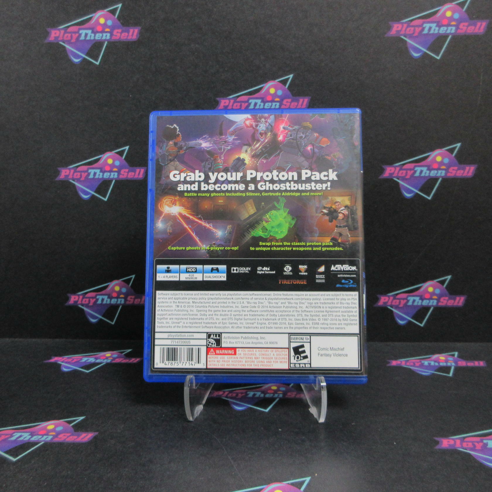 Ghostbusters PS4 PlayStation 4 DD Complete CIB - Very Good