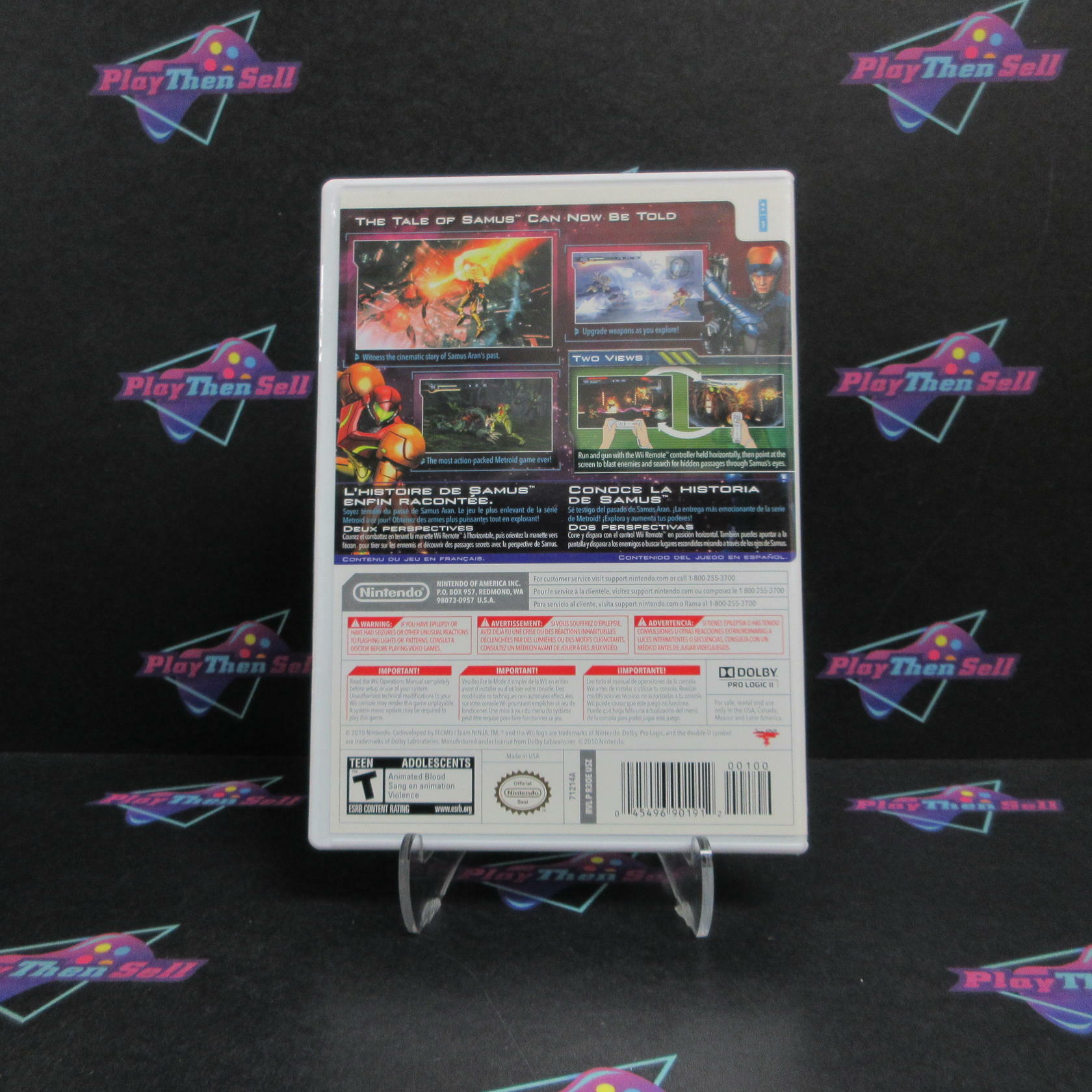 Metroid Other M Nintendo Wii Complete - Excellent