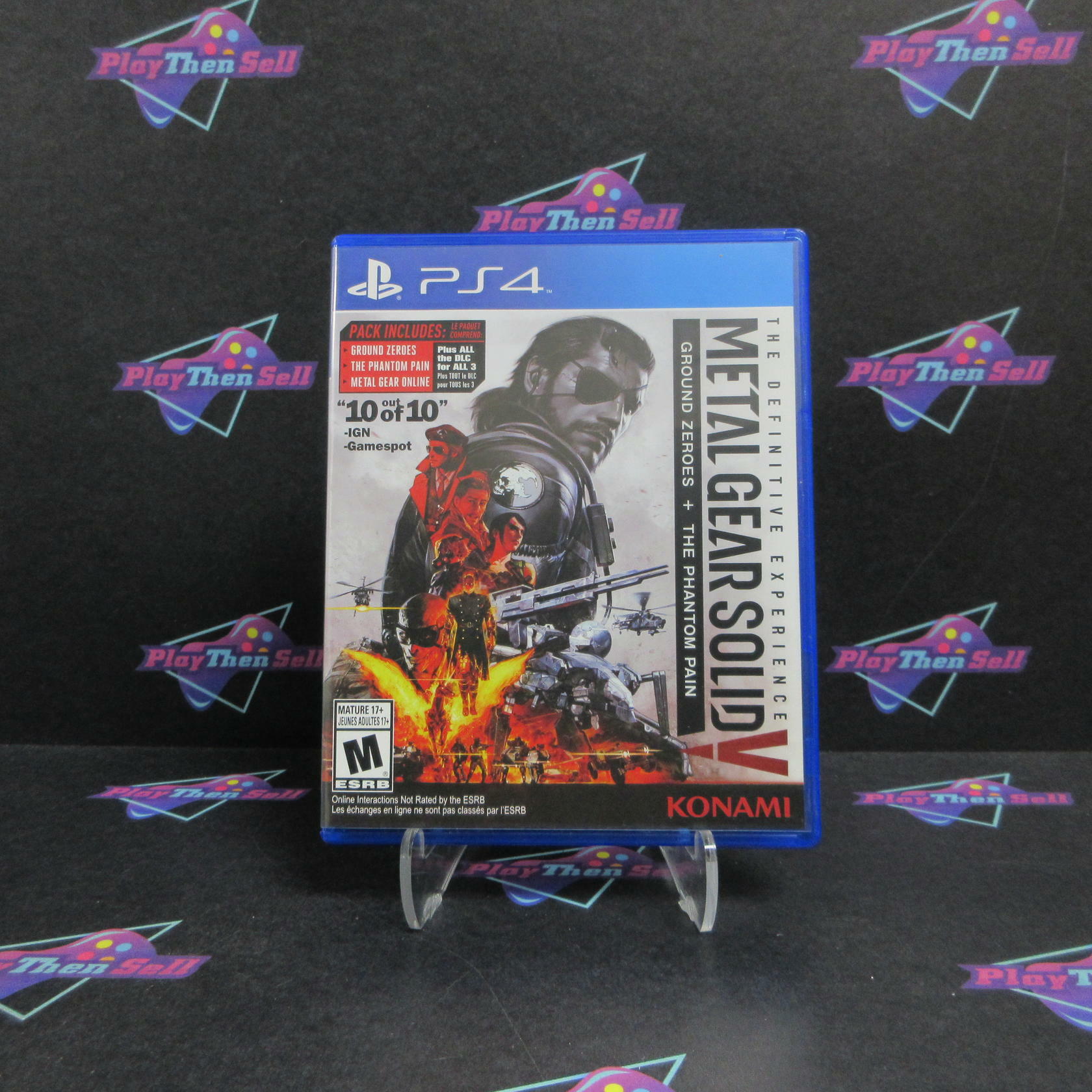 Metal Gear Solid V The Definitive Experience PS4 PlayStation 4 CIB - Excellent