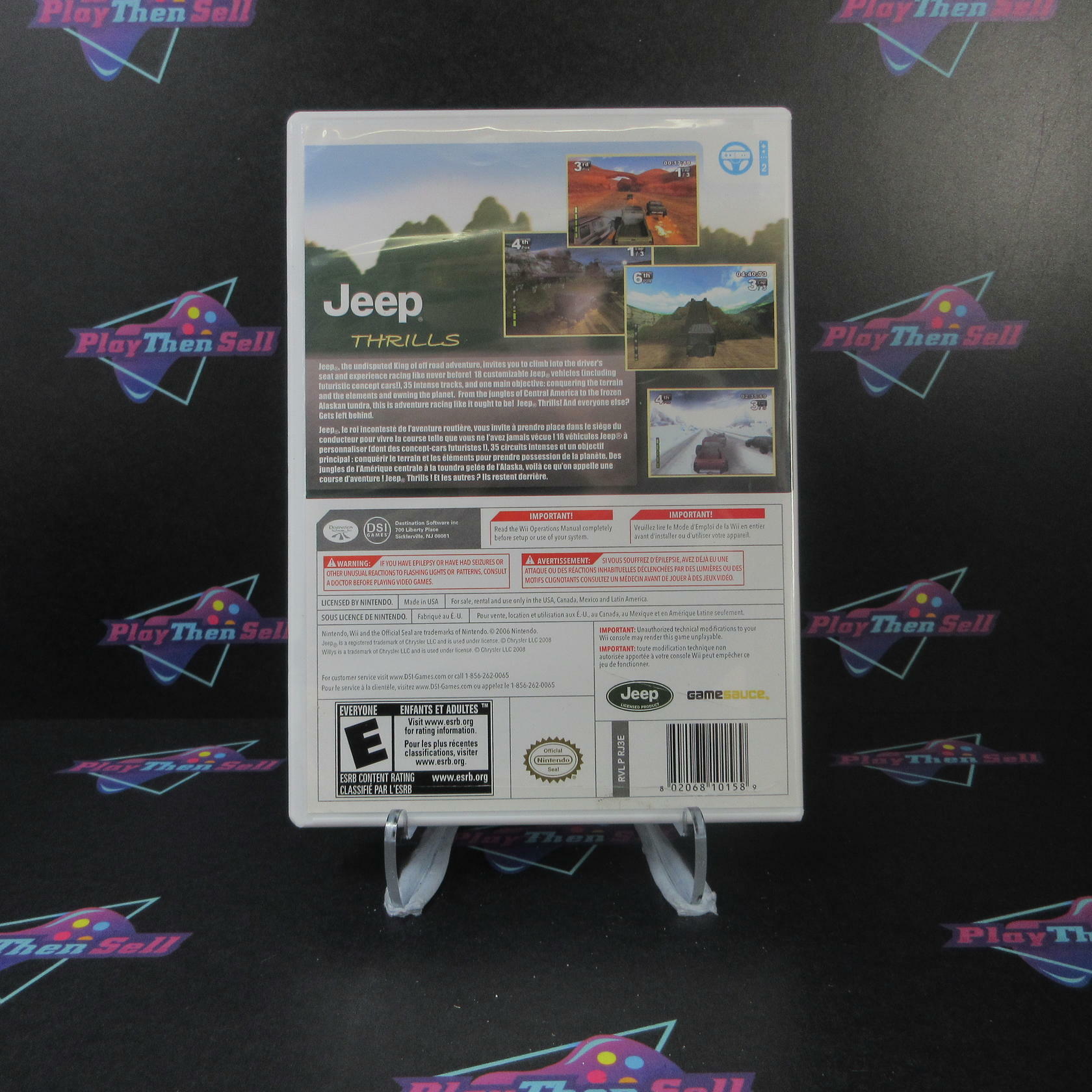 Jeep Thrills Nintendo Wii - Like New