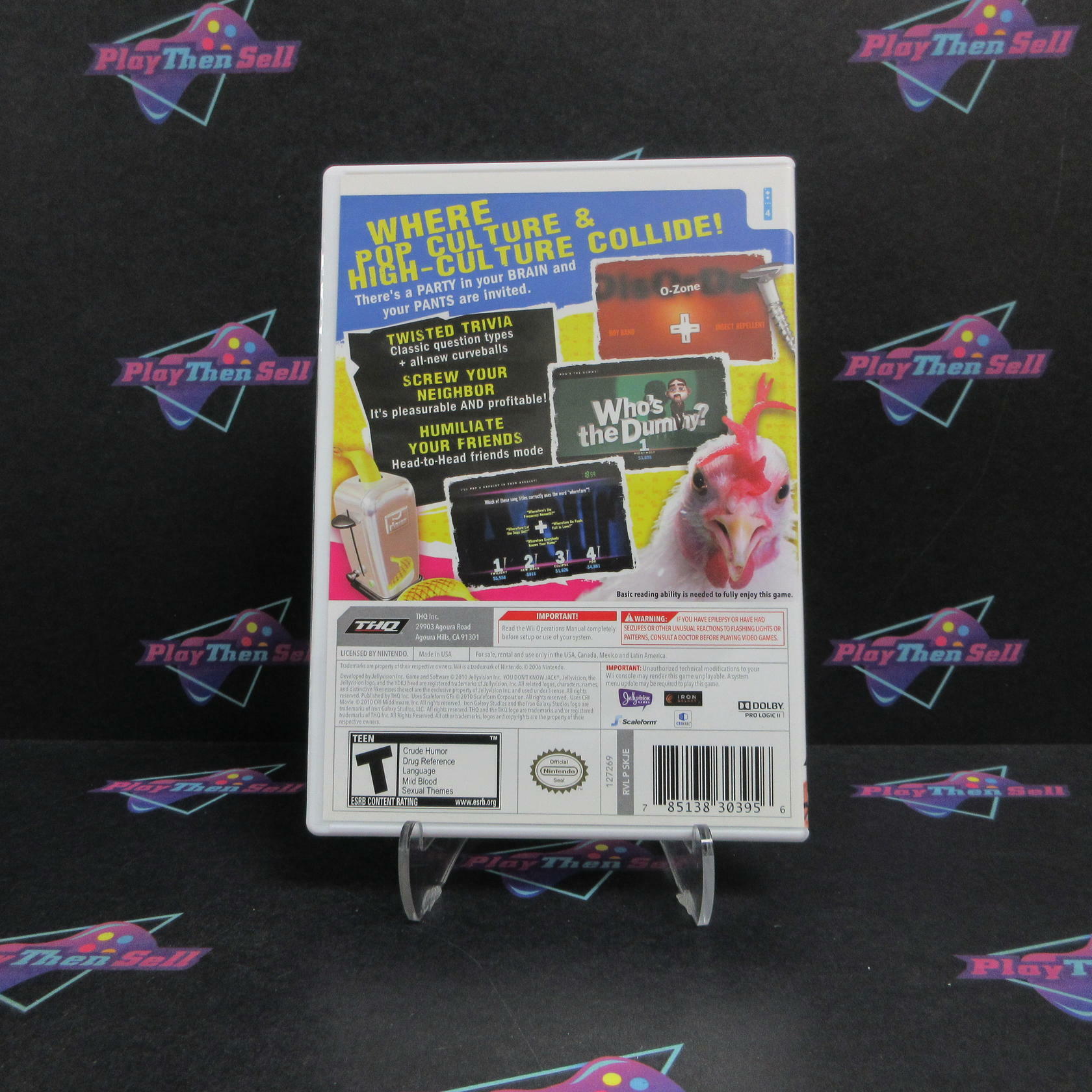 You Don't Know Jack Nintendo Wii Complete - Refurbished