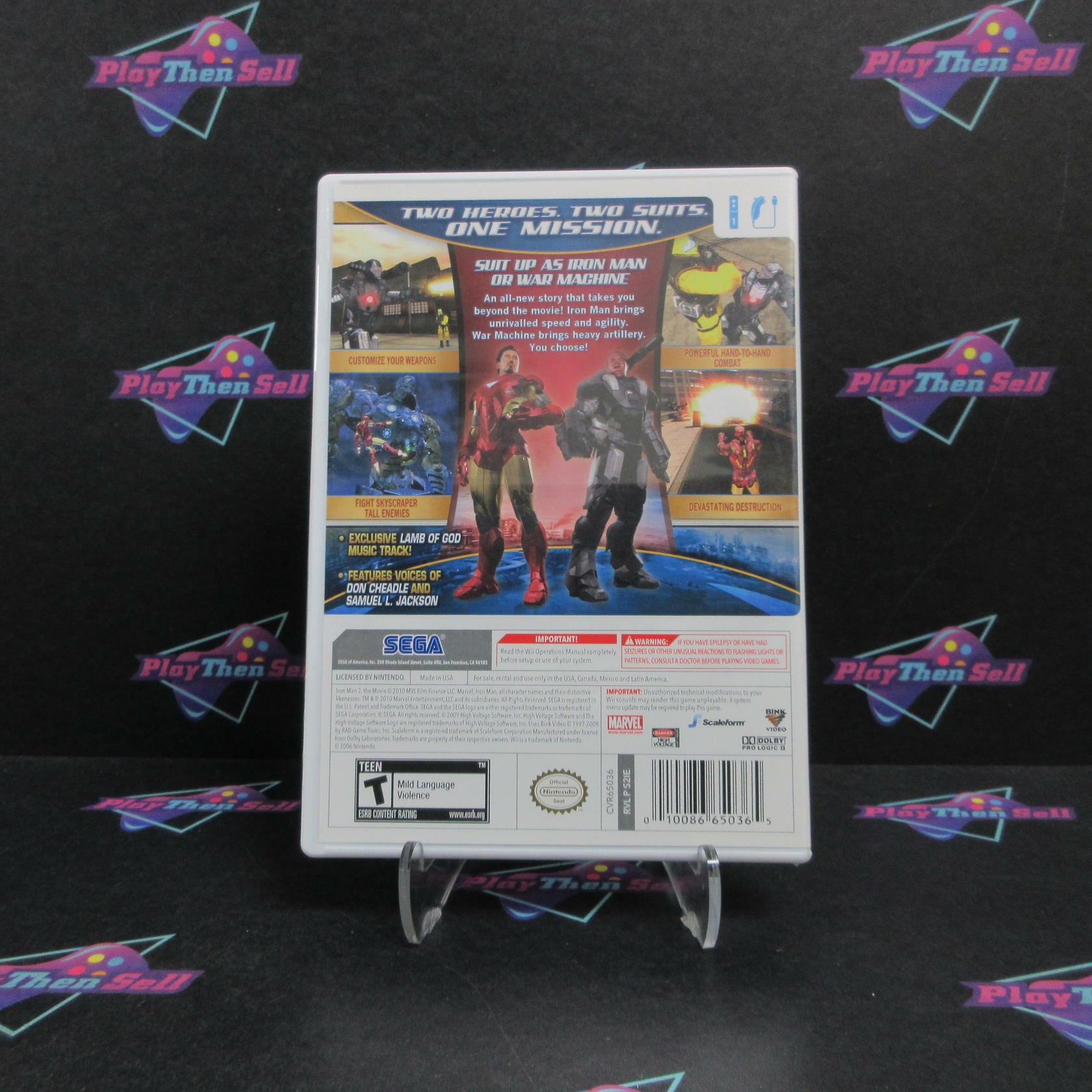 Iron Man 2 Nintendo Wii Complete - Excellent