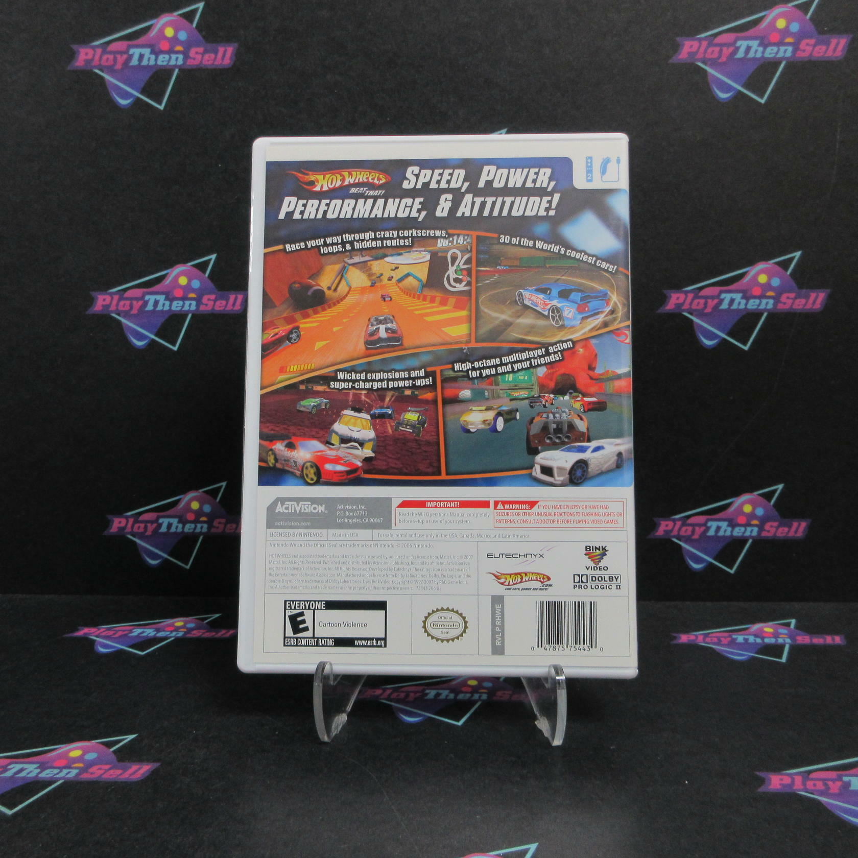 Hot Wheels Beat That Nintendo Wii Complete - Excellent