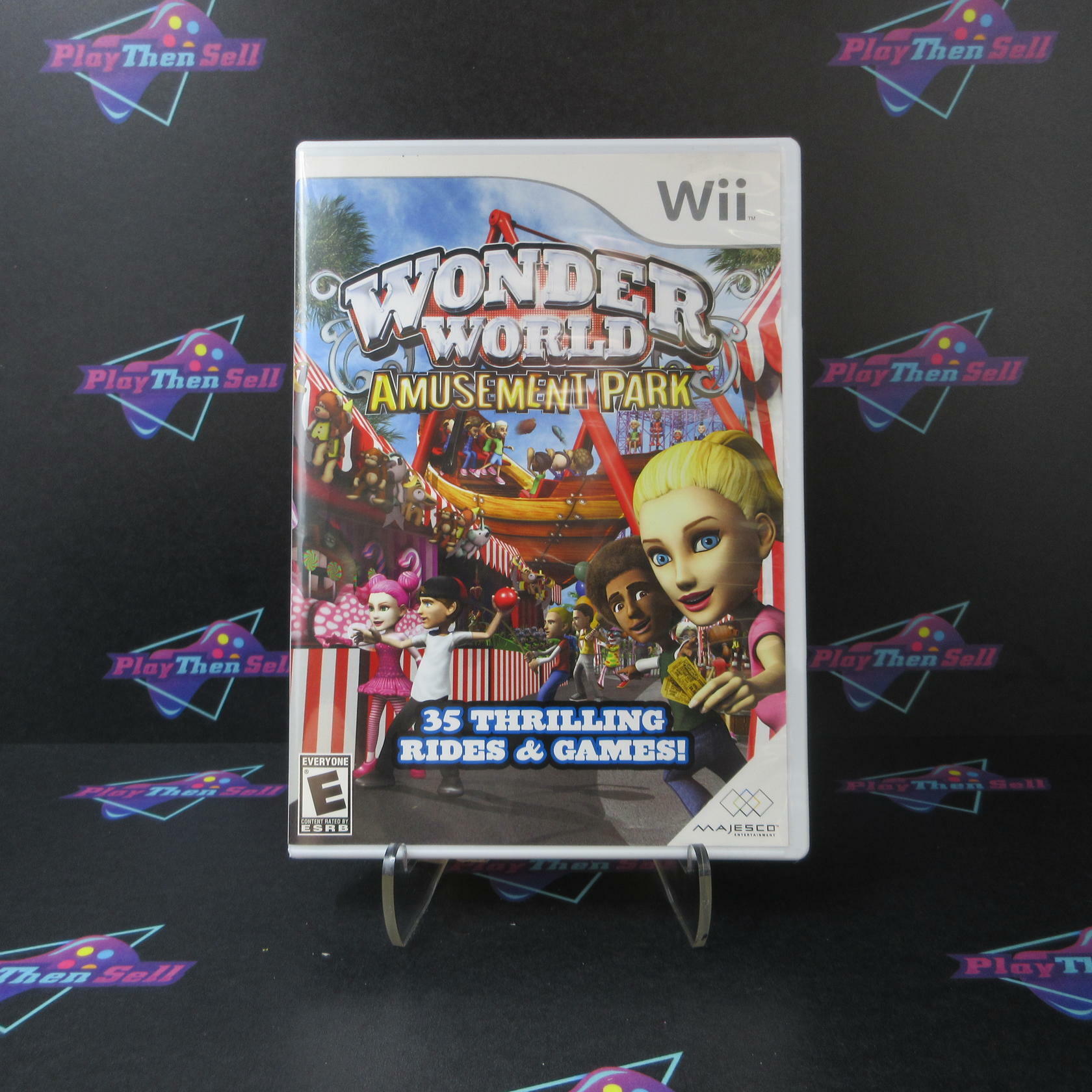 Wonder World Amusement Park Nintendo Wii Complete - Refurbished