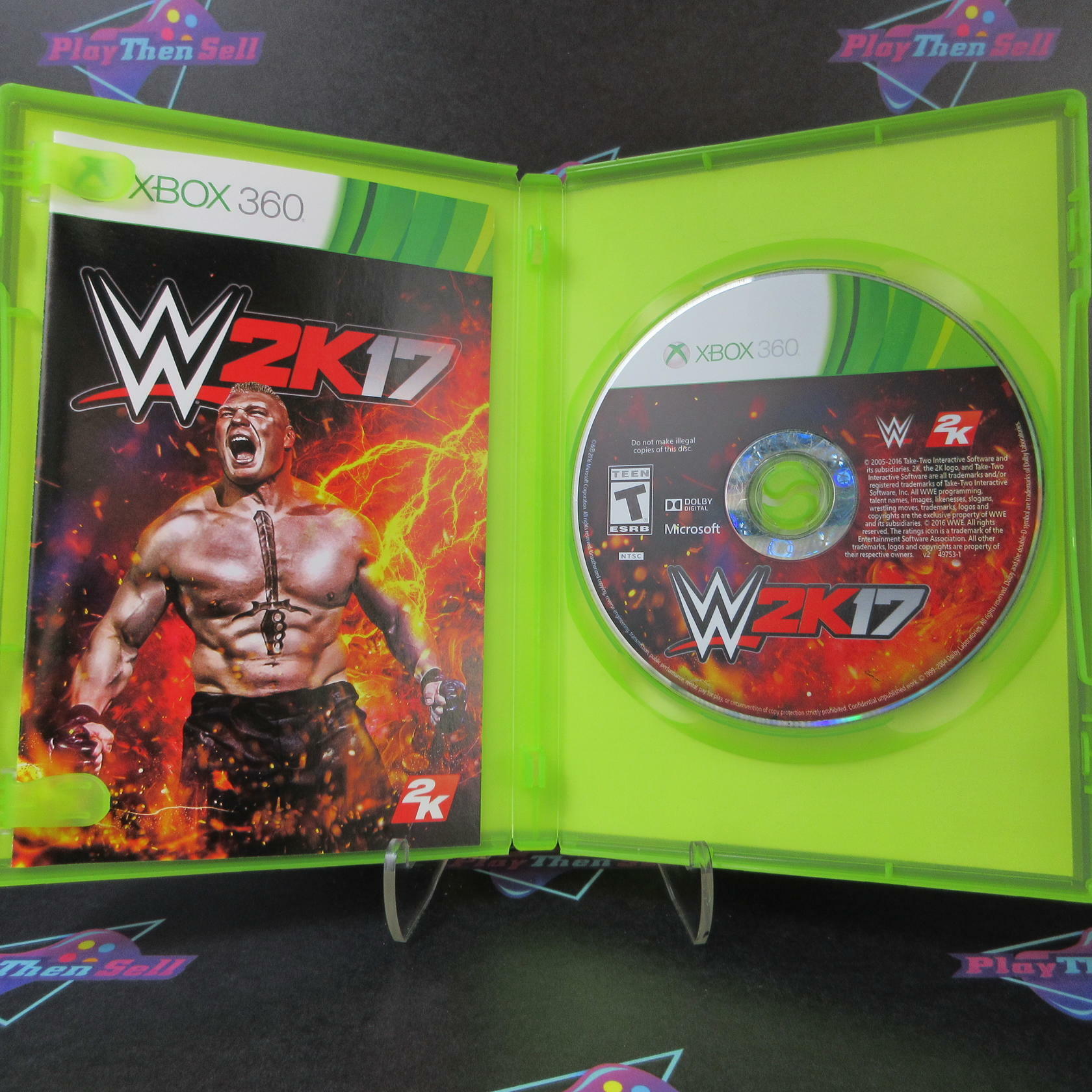 WWE 2K17 Xbox 360 Complete - Excellent